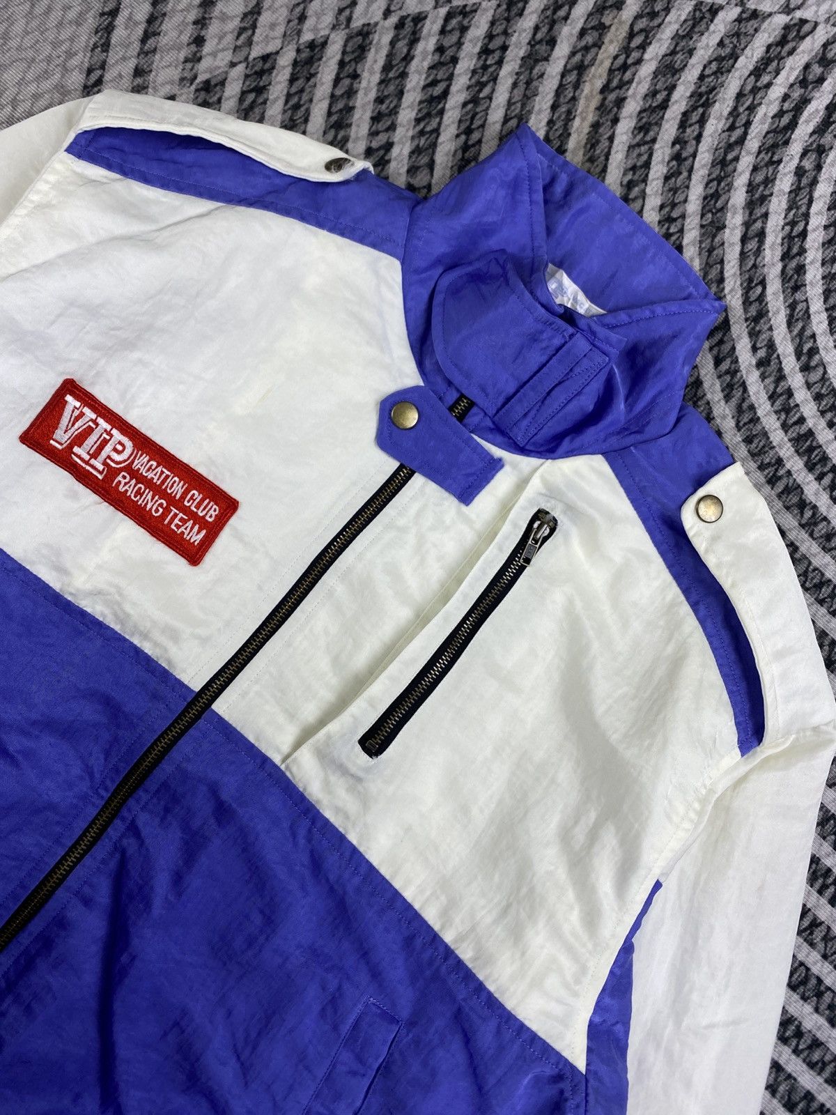 Japanese Brand Vtg VIP Vacation Club Racing Team Block Color Jacket Size US M / EU 48-50 / 2 - 7 Thumbnail