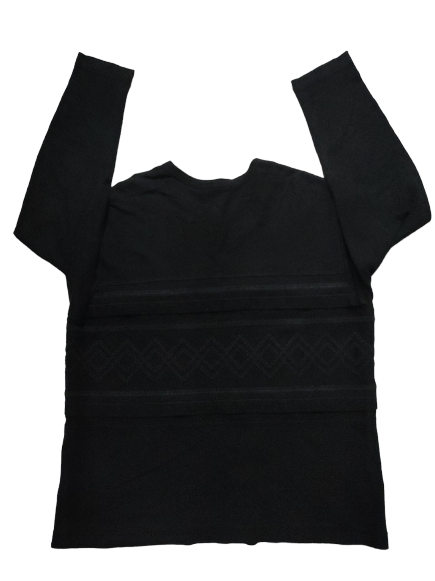 Hai Sporting Gear Long Sleeve Tshir Blue Black x Rare Design Size US L / EU 52-54 / 3 - 2 Thumbnail