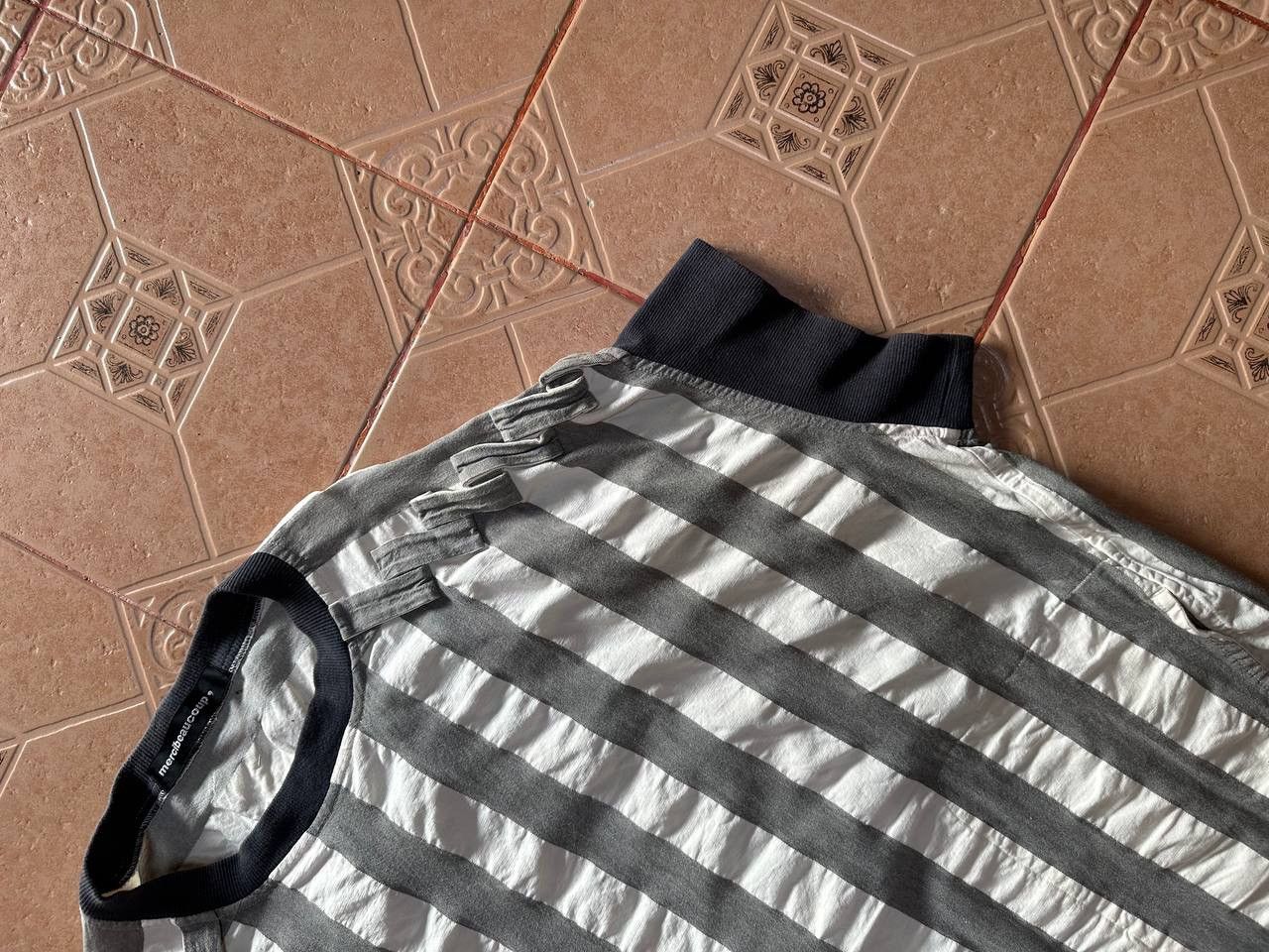 Issey Miyake × Japanese Brand × mercibeaucoup Mercibeaucoup Stripes Shirt Size US XXL / EU 58 / 5 - 10 Thumbnail