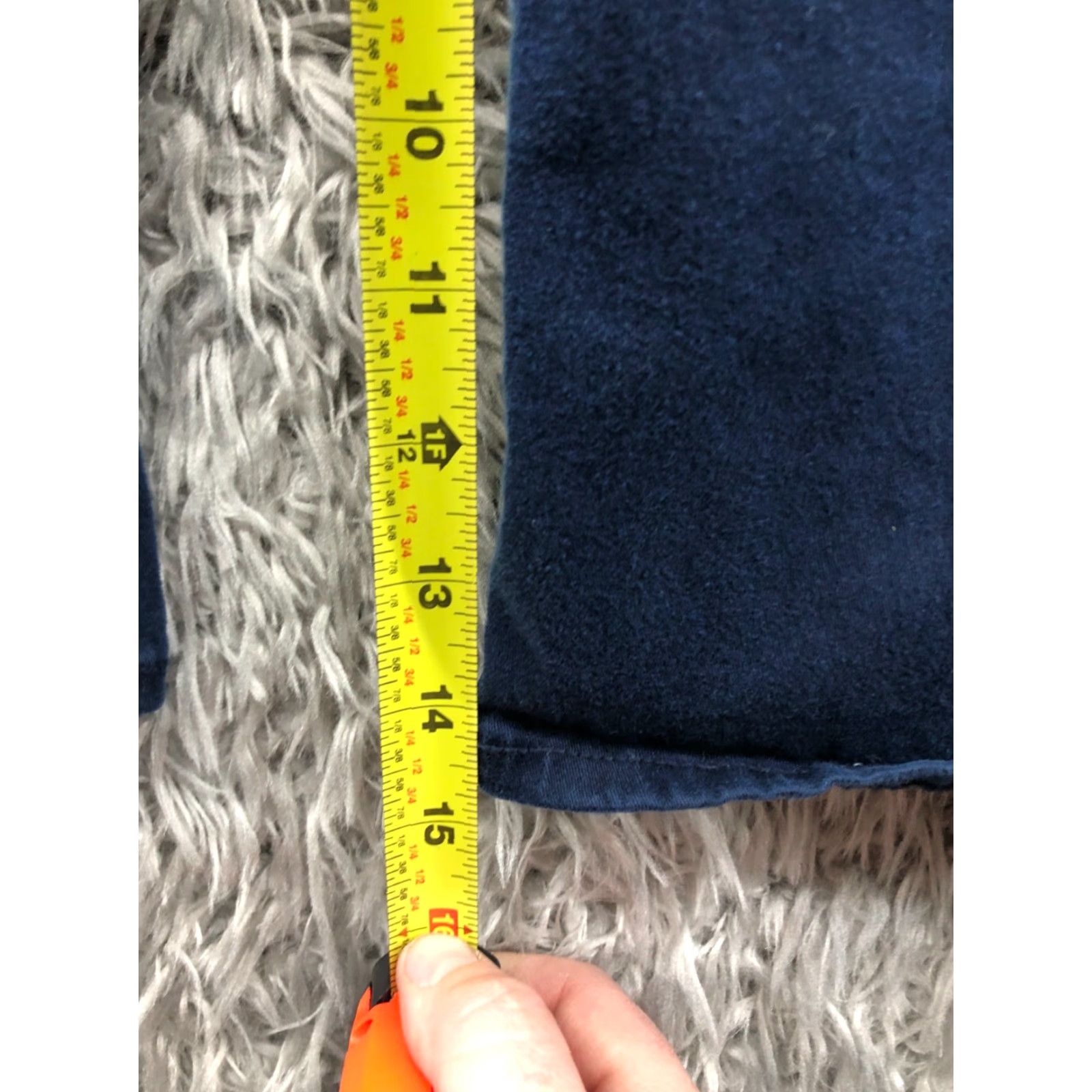 Chaps Chaps Chino Capri Pants Mid Rise Blue Size 10 Womens Capri Pants Elastic Waist Pockets Straight Leg Modern Womens Size 32" / US 10 / IT 46 - 3 Thumbnail