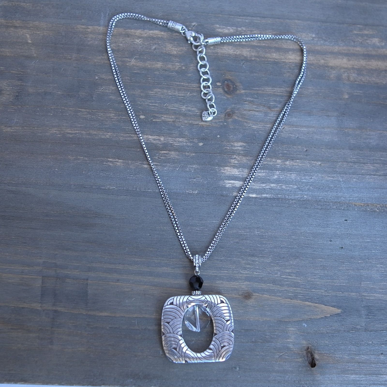 Brighton Brighton Jazz Age Pendant Necklace Two Strand Chain Size ONE SIZE - 3 Thumbnail