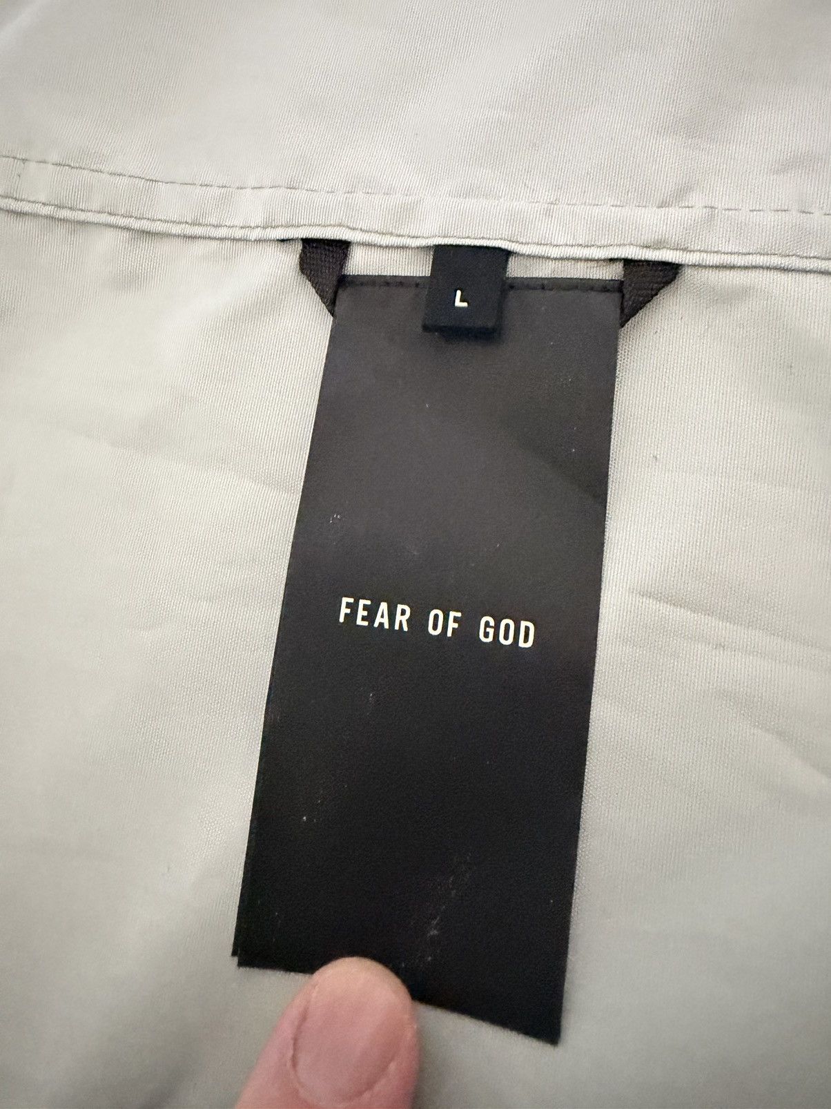 Fear of God FOG iridescent reflective nylon hooded raincoat, L, USA Size US L / EU 52-54 / 3 - 19 Thumbnail