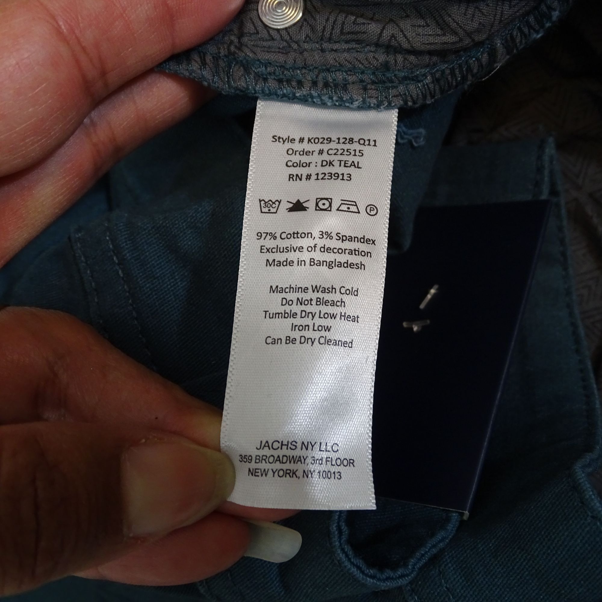 JACHS NY Jachs New York Men Stretch Straight Twill Pant Size 44x32 Size US 44 / EU 60 - 10 Thumbnail