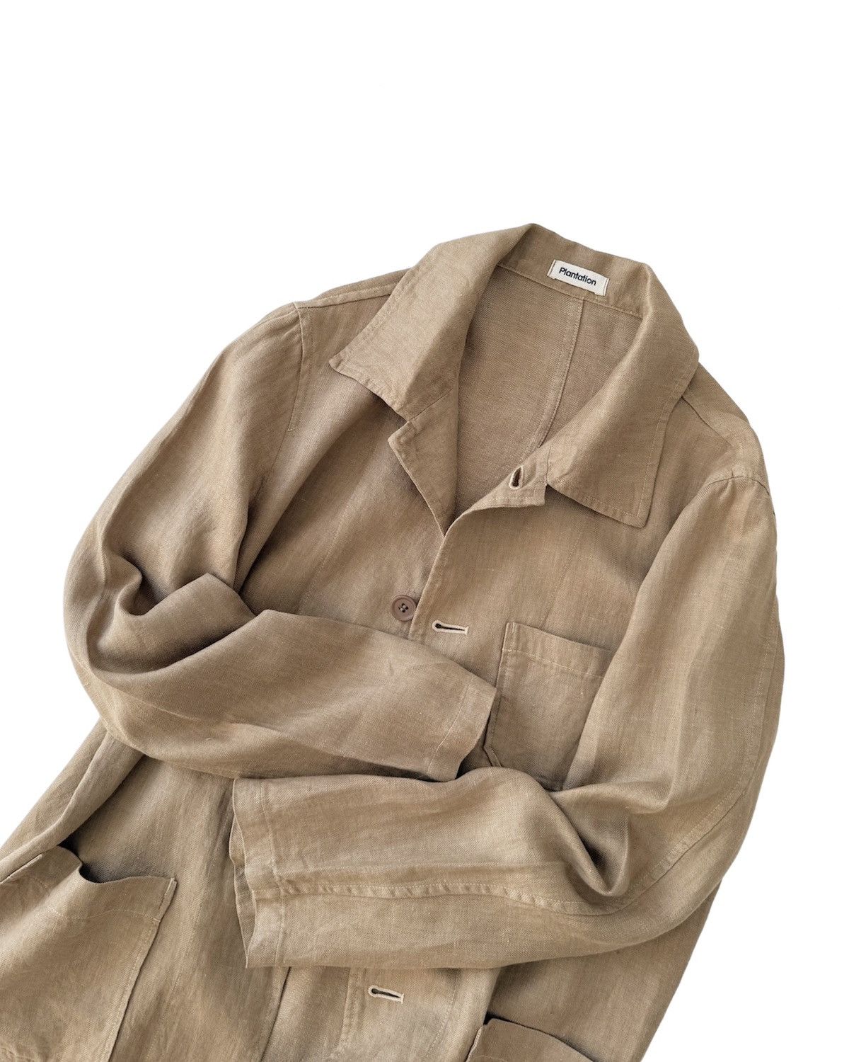Issey Miyake Plantation Issey Miyake Linen Chore Jacket Shirt Size US M / EU 48-50 / 2 - 3 Thumbnail