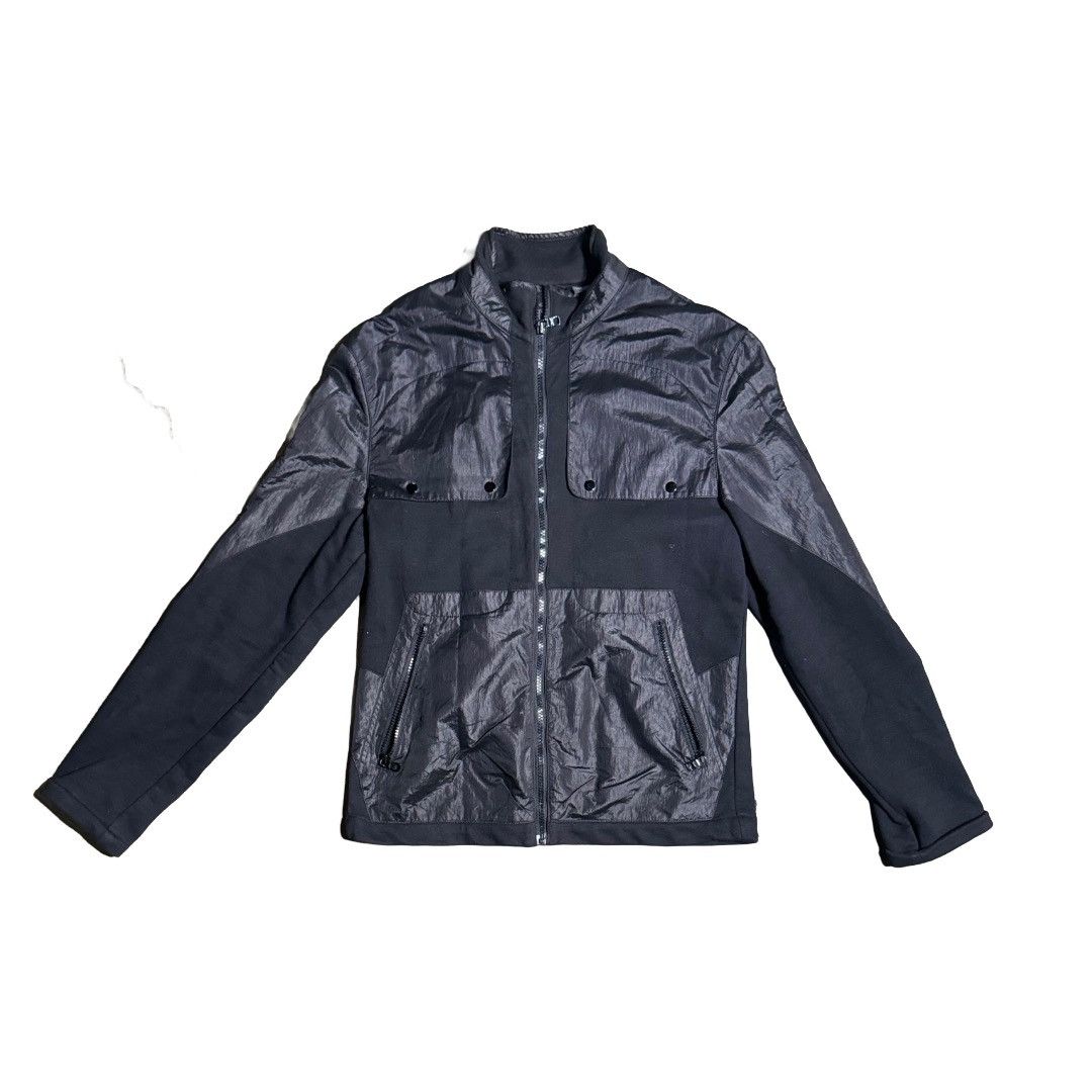 Armani Exchange Armani Exchange Men's Black Full Zip Jacket with Pockets Size US M / EU 48-50 / 2 - 1 Thumbnail