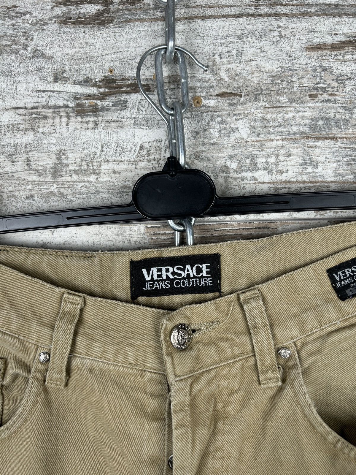Versace × Versace Jeans Couture × Vintage Mens Vintage Versace jeans couture denim distressed y2k rare Size US 32 / EU 48 - 7 Thumbnail