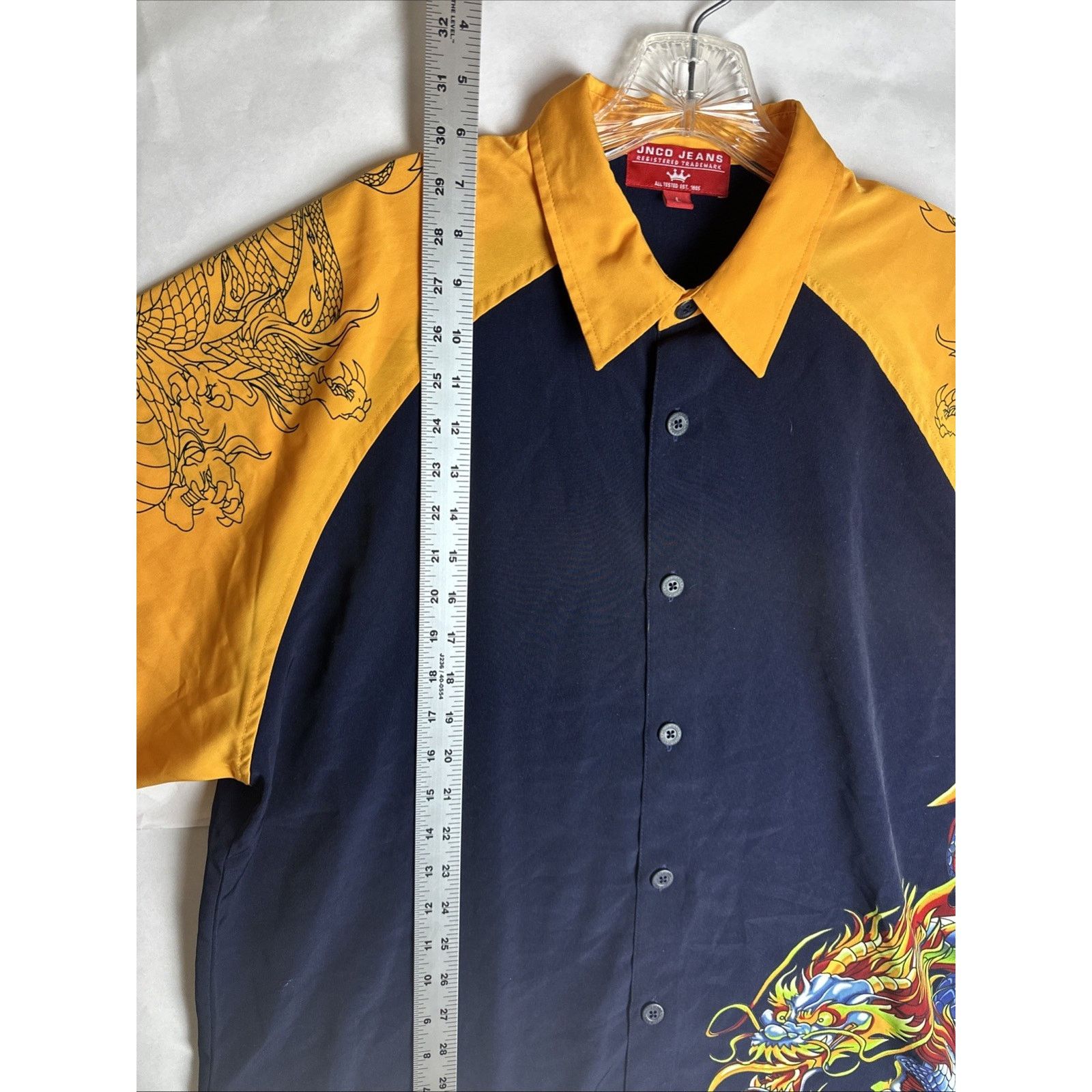 JNCO JNCO Jeans Shirt Short Sleeve Button Up Y2K Mens L Size US L / EU 52-54 / 3 - 8 Thumbnail