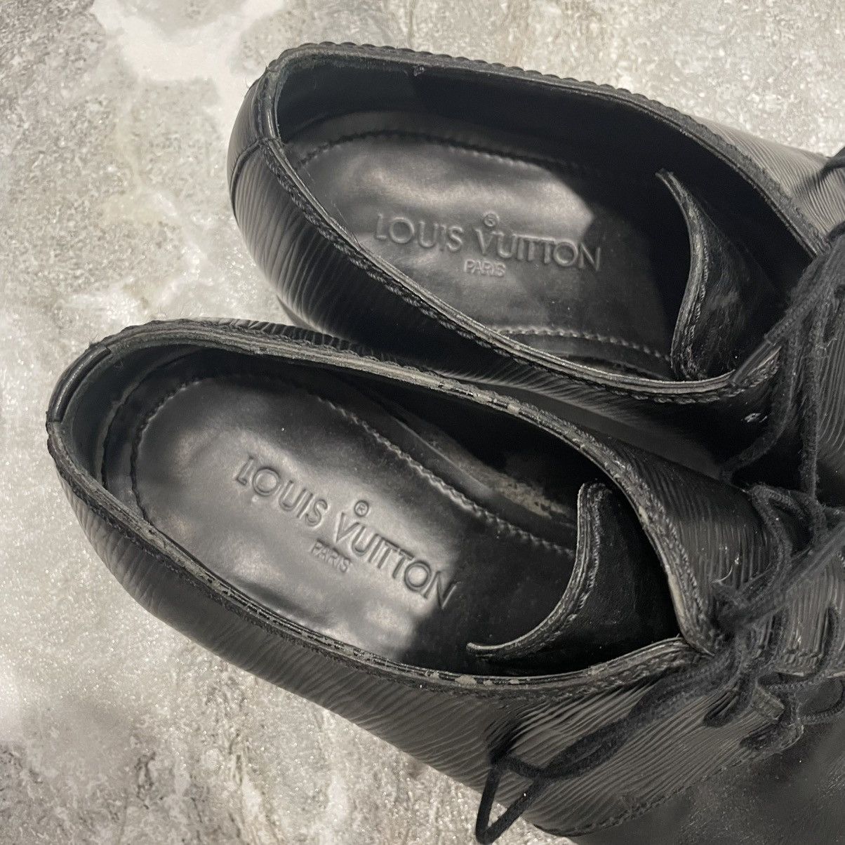 Louis Vuitton LOUIS VUITTON Shoes Loafers LV Logo boots black old money Size US 8.5 / EU 41-42 - 11 Thumbnail