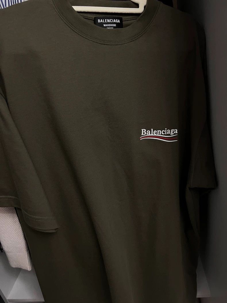 Other Balenciaga Embroidered Olive Green Size US S / EU 44-46 / 1 - 1 Thumbnail