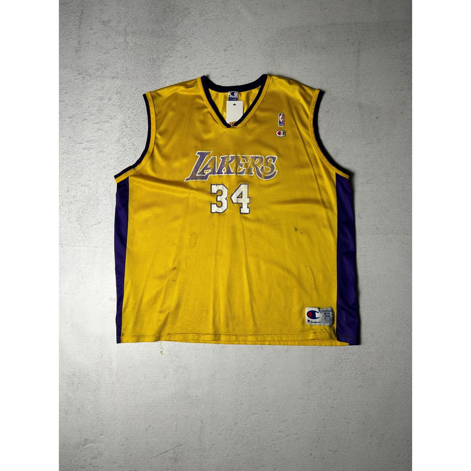 NBA Vintage 90s NBA Los Angeles Lakers O'Neal Jersey - Men's 2XL Size US M / EU 48-50 / 2 - 1 Thumbnail