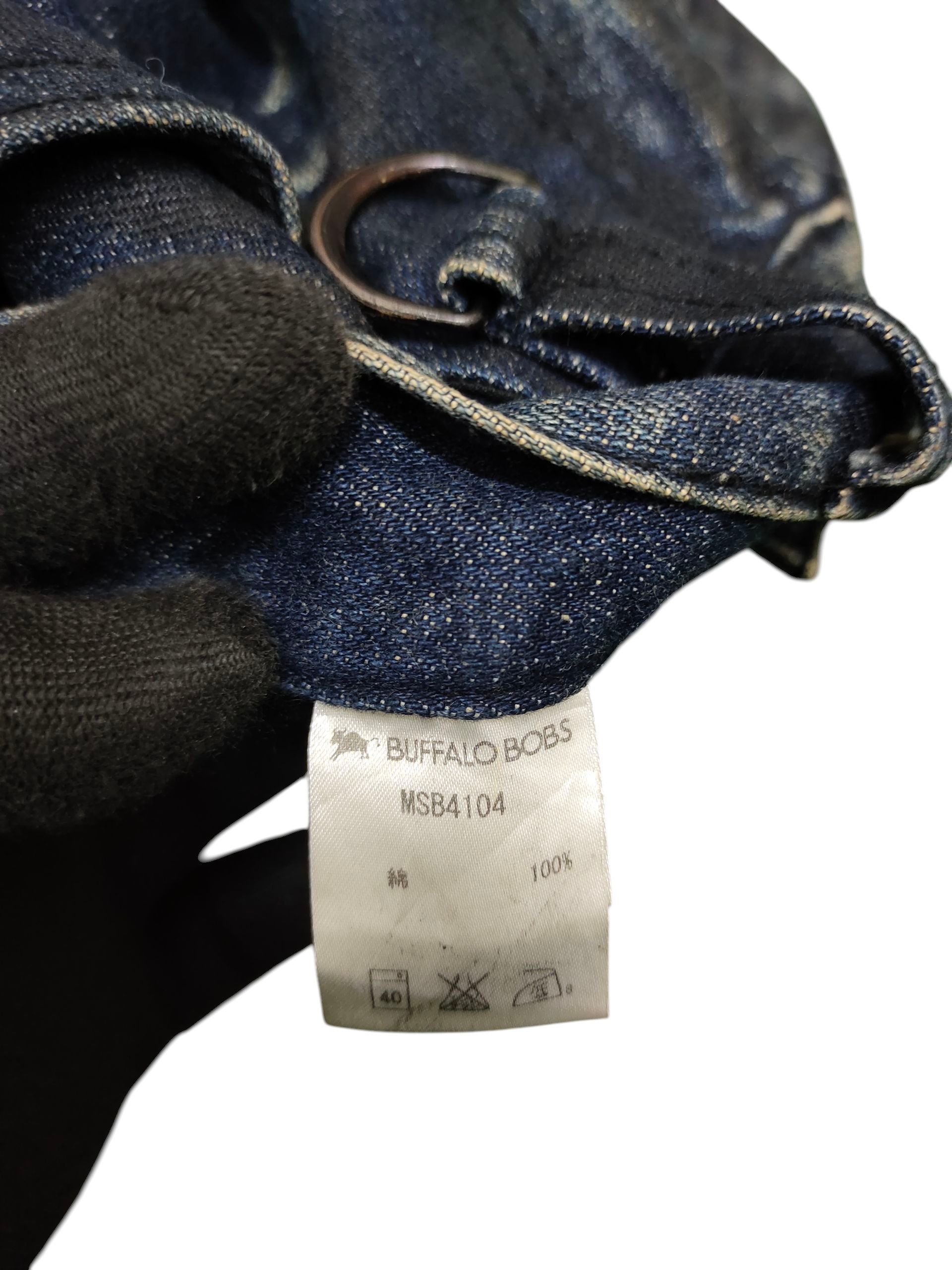 BUFFALO BOBS Buffalo Bobs Japan Clawmark Distress Waxed Long Denim Jeans Size US 30 / EU 46 - 11 Thumbnail