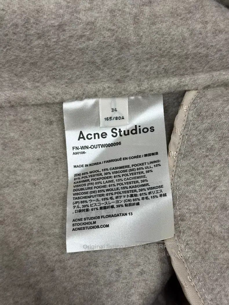 Acne Studios Acne Studios Wool Coat Size XXS / US 00 / IT 34 - 5 Thumbnail