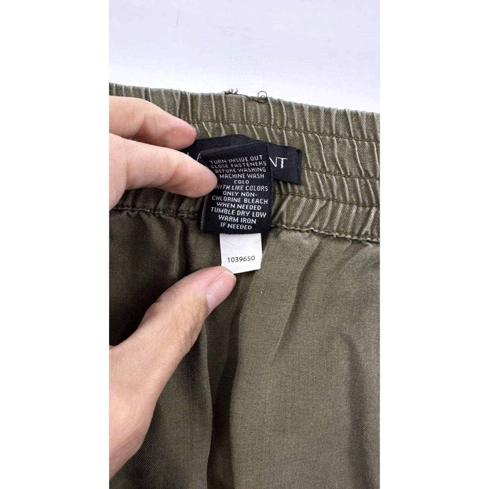 Vintage Lane Bryant Skirt Women’s 26 Plus Green Viscose A-Line Knee Length Womens Size 26" / US 2 / IT 38 - 5 Thumbnail