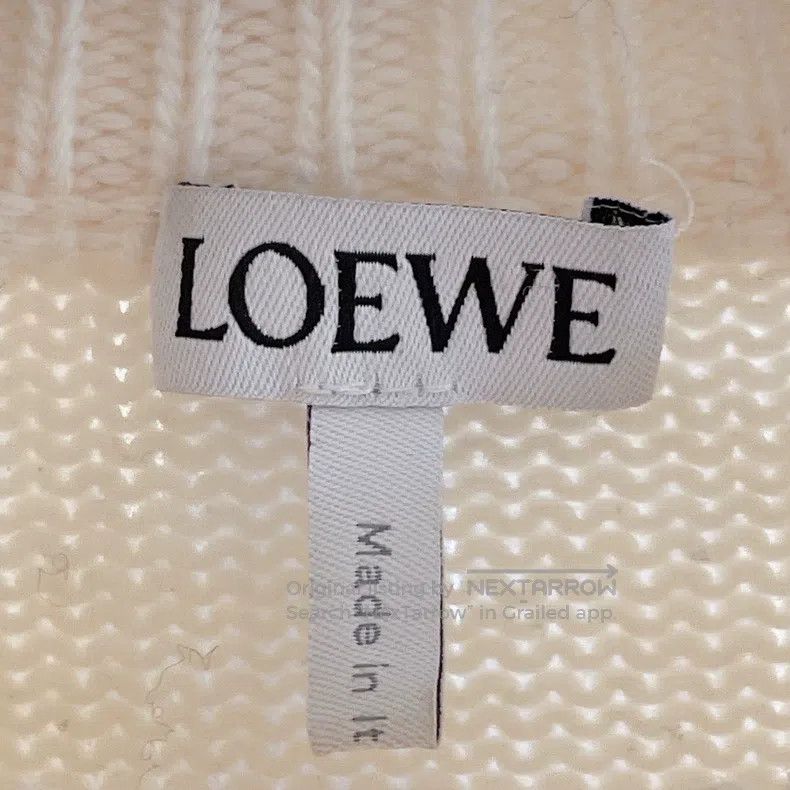 Loewe Loewe Signature logo gem sweater, advanced ivory white Size XS / US 0-2 / IT 36-38 - 7 Thumbnail