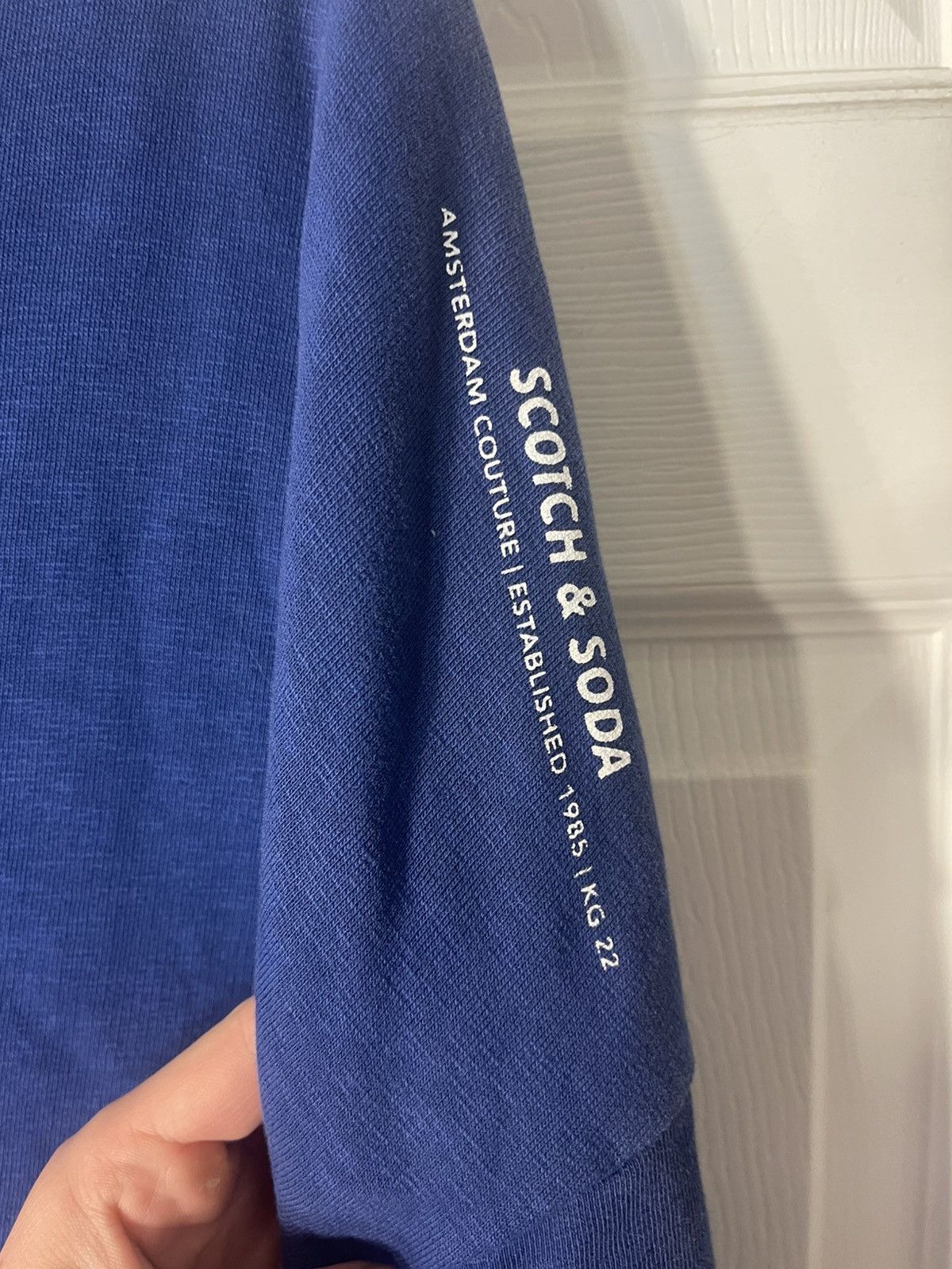 Scotch & Soda Scotch & Soda Amsterdam Full Zip Hoodie Blue Size L Size US L / EU 52-54 / 3 - 4 Thumbnail