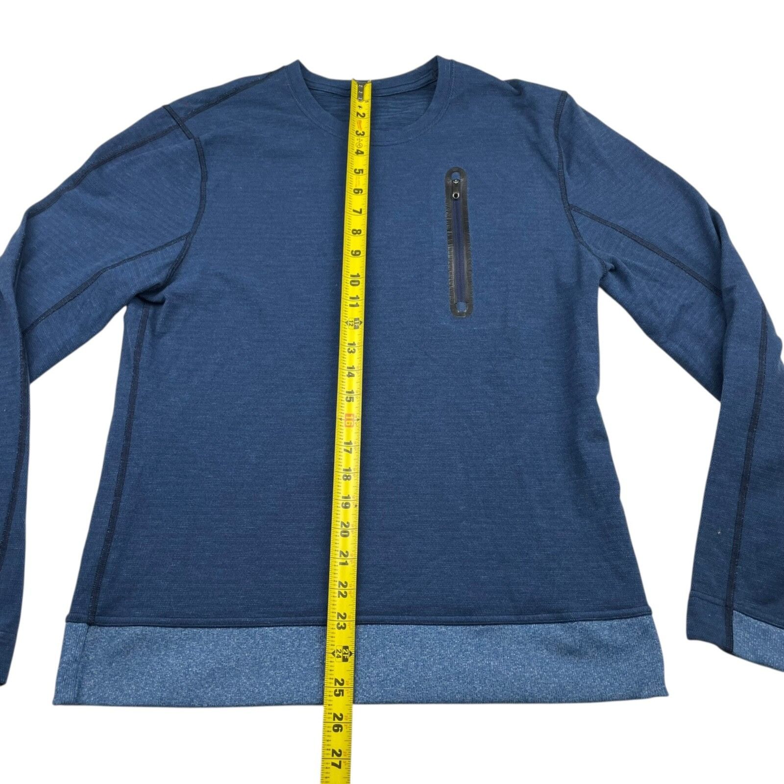 Lululemon Lululemon Men's Cargo Pocket Crewneck Sweatshirt Blue • Medi Size US M / EU 48-50 / 2 - 5 Thumbnail