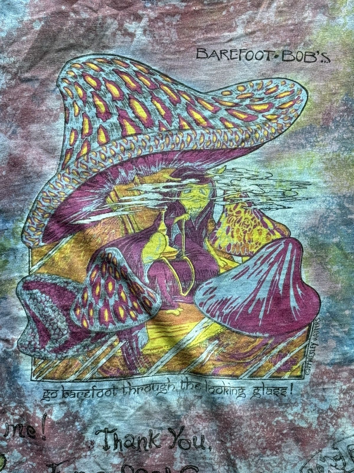 Vintage Vintage Grateful Dead, Wesley waters art, cut tag 25/28 Size US XXL / EU 58 / 5 - 4 Thumbnail