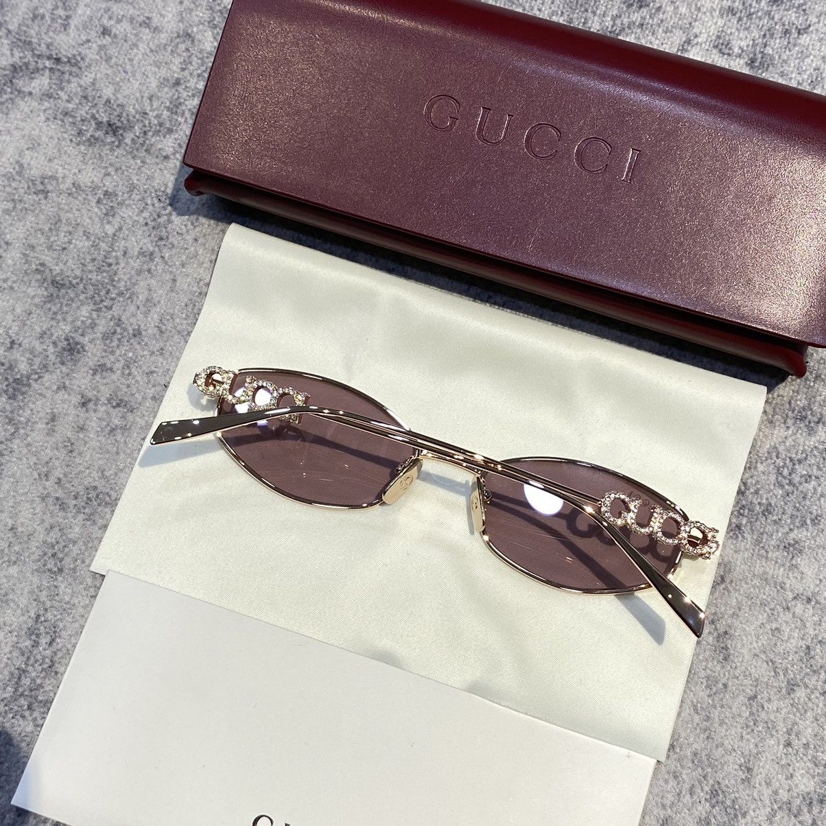 Gucci GUCCI GG1802S 003 GOLD VIOLET Size ONE SIZE - 6 Thumbnail