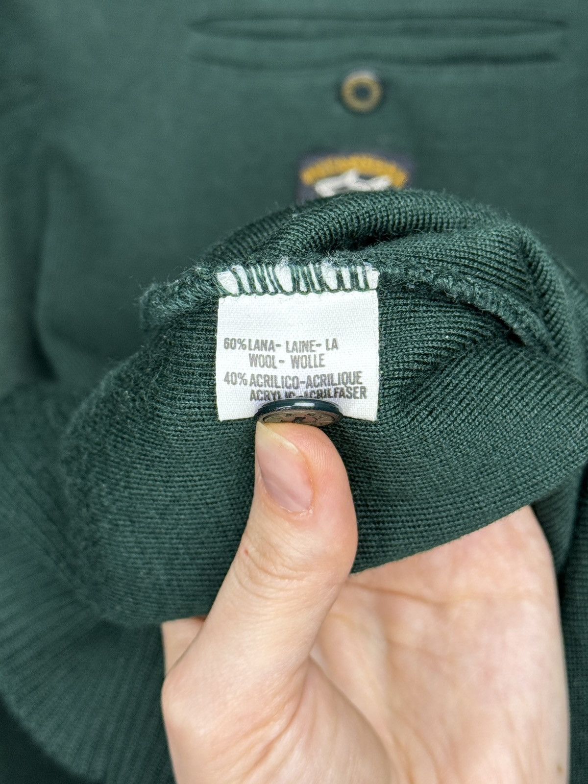 Paul & Shark Paul & Shark vintage green rugby pullover collared jumper Size US XL / EU 56 / 4 - 11 Thumbnail