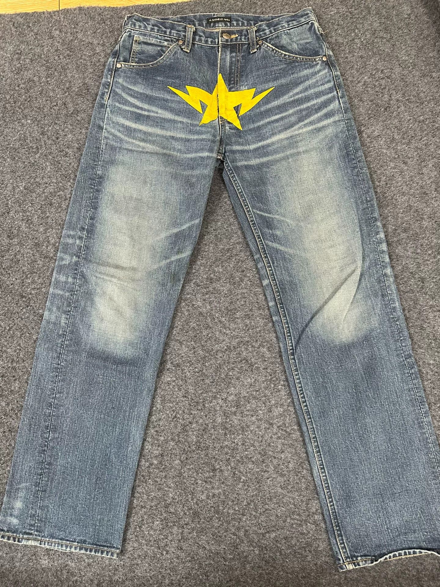 Bape Bape Multi Space Jeans Casual Designer Size US 30 / EU 46 - 1 Thumbnail