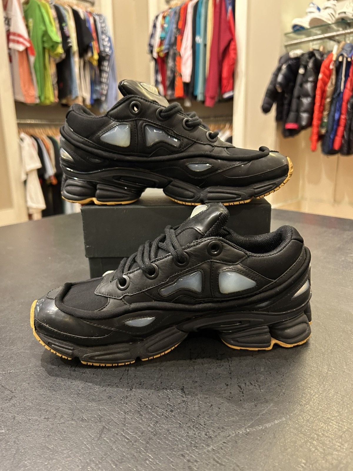 Adidas Adidas Osweego 3 ‘Raf Simons’ Black Corn Size US 7 / EU 40 - 2 Thumbnail