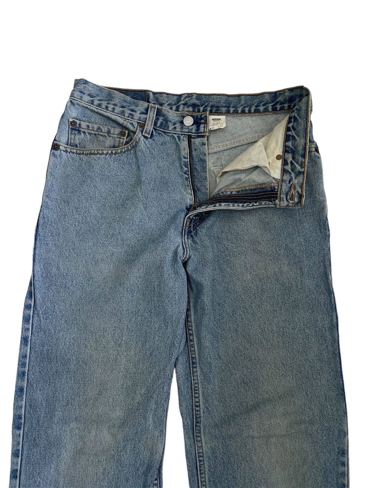 Levi's × Vintage Vintage 90s Levis Relaxed Straight Leg Jeans Size US 31 - 3 Thumbnail