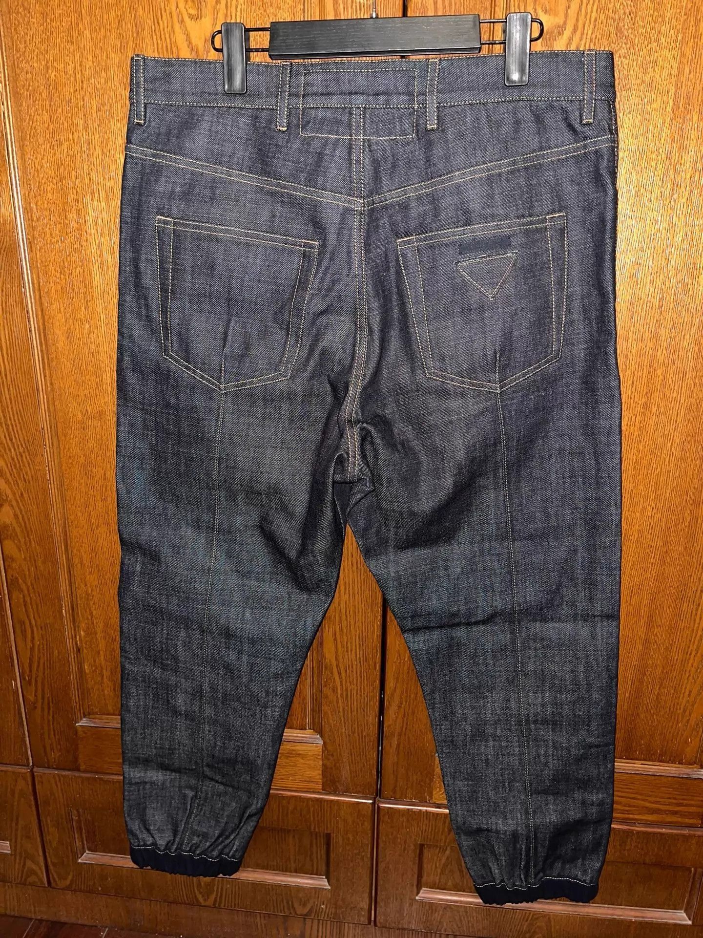 Prada Blue Denim Pants Size 32 Size US 26 / EU 42 - 2 Thumbnail