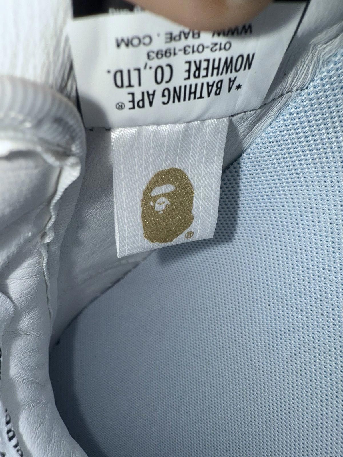 Bape White Bapestas size 8 Size US 12 / EU 45 - 3 Thumbnail
