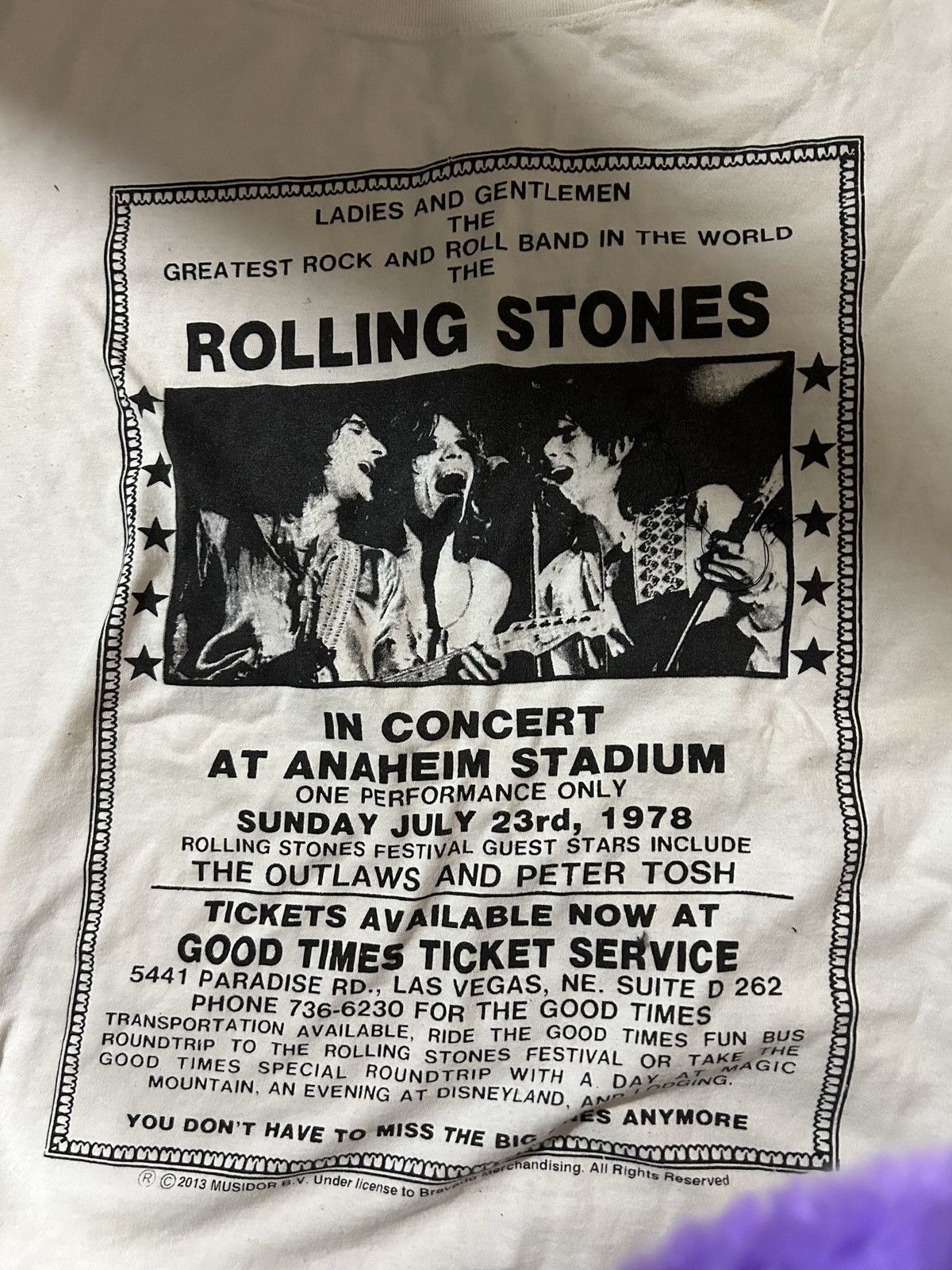 Band Tees × The Rolling Stones × Vintage Vintage ROLLING STONES BAND TEE Size S / US 4 / IT 40 - 2 Thumbnail