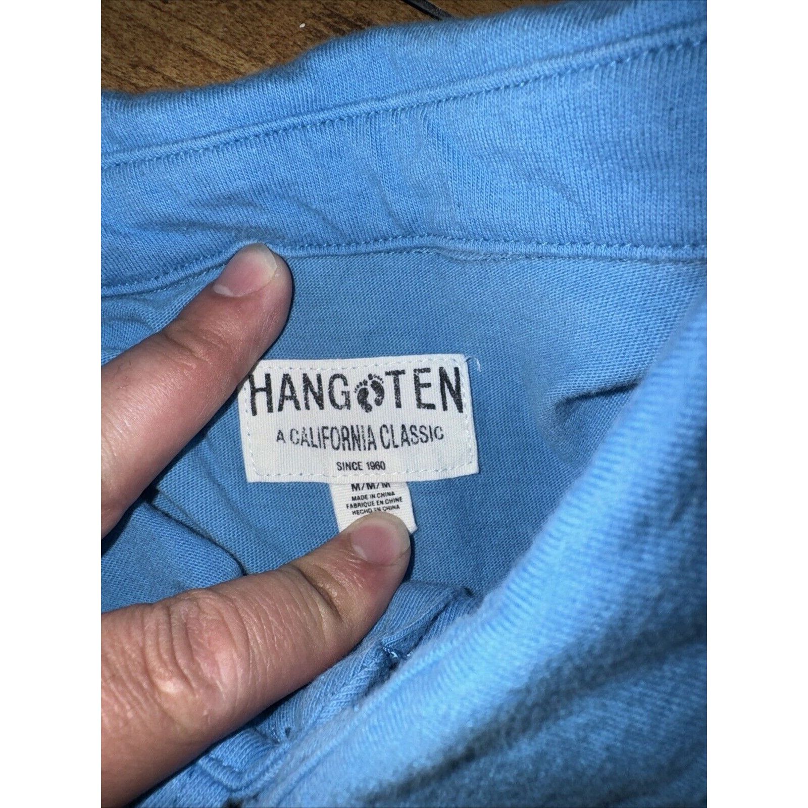 Hang Ten × Vintage Medium Hang Ten Blue Teal Polo Shirt Surfing Beach Summer Size US M / EU 48-50 / 2 - 3 Thumbnail