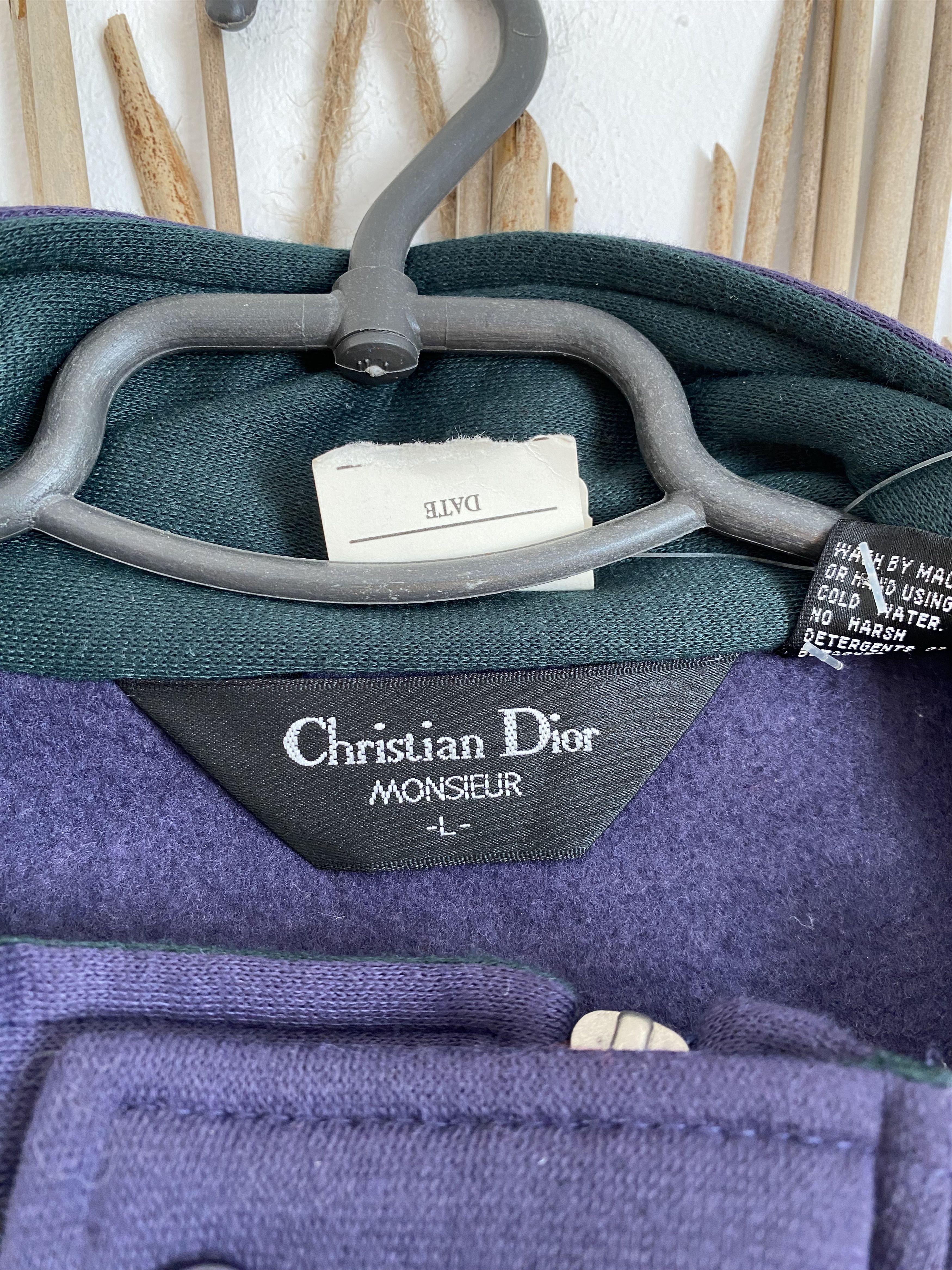 Christian Dior Monsieur Christian Dior Monsieur rare 80s vintage full zip sweater Size US L / EU 52-54 / 3 - 7 Thumbnail
