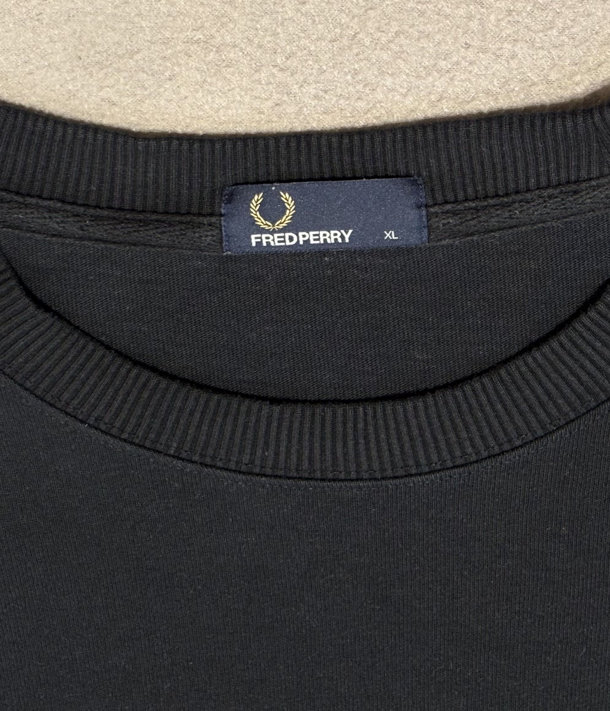 Fred Perry Fred Perry black sweatshirt size XL Size US XL / EU 56 / 4 - 15 Thumbnail