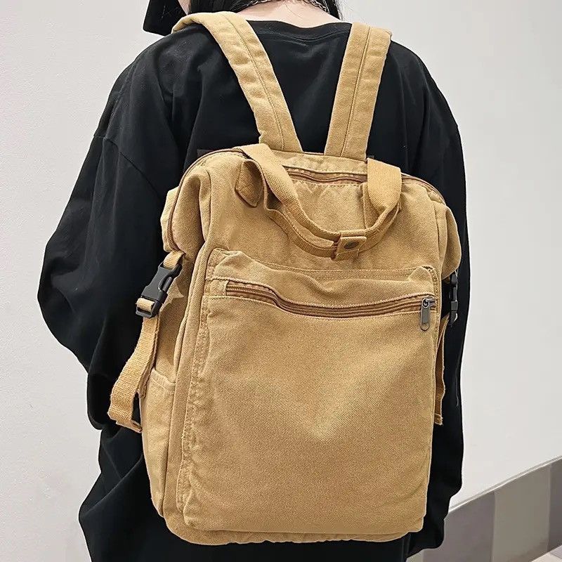 Japanese Brand Canvas Backpack Size ONE SIZE - 3 Thumbnail