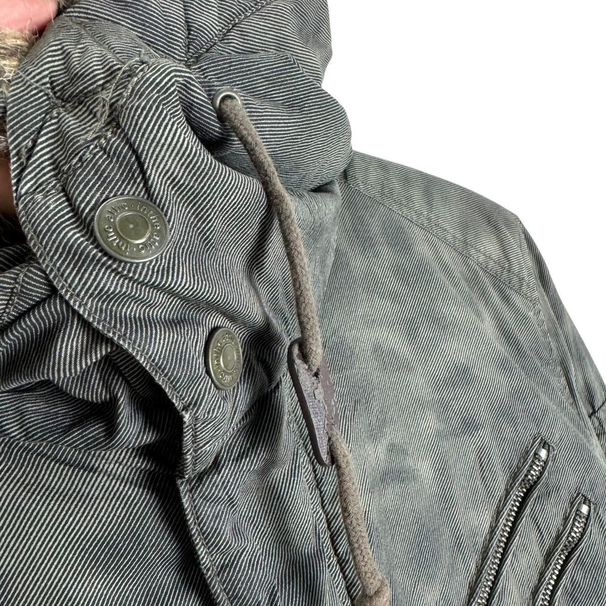 In The Attic ❄️IN THE ATTIC FUR HOODIE CAMO ZIPPER JACKET Size US L / EU 52-54 / 3 - 7 Thumbnail