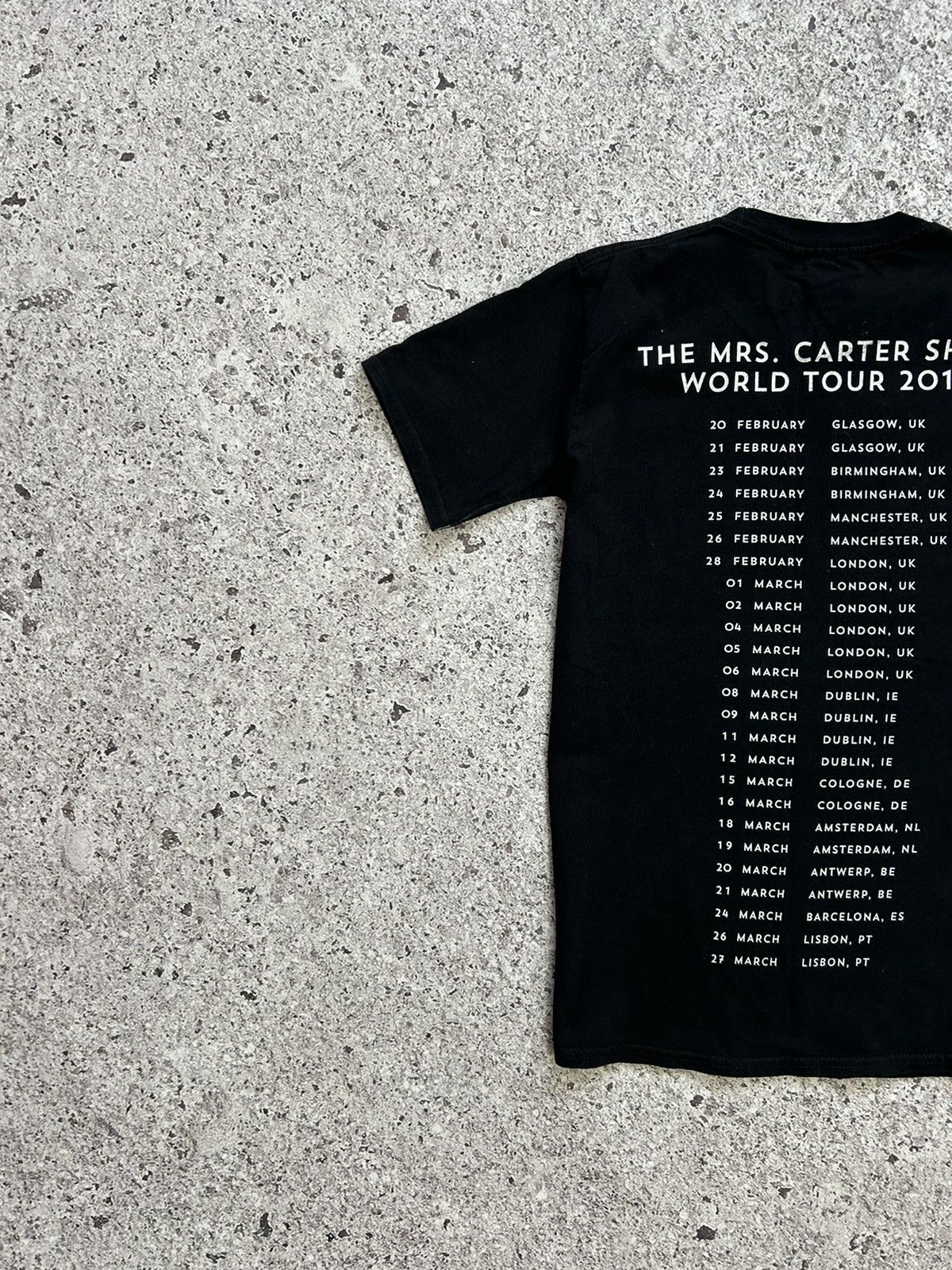 Band Tees × Beyonce Beyoncé the MRS Carter Show World Tour 2014 T-Shirt Y2K Hype Size US XS / EU 42 / 0 - 7 Thumbnail