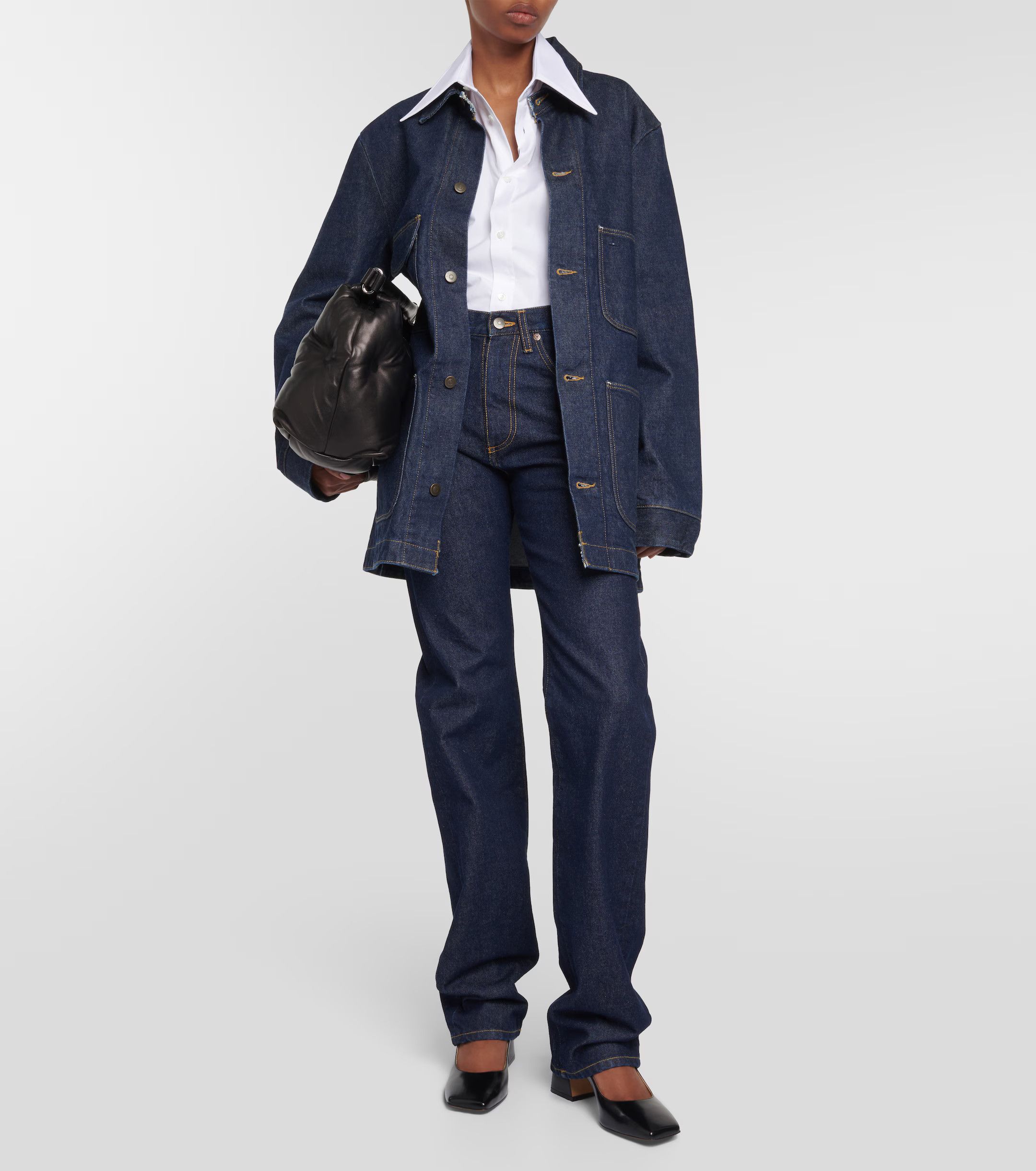 Maison Margiela o1y0625 Denim Pant in Blue Size 29" - 6 Thumbnail