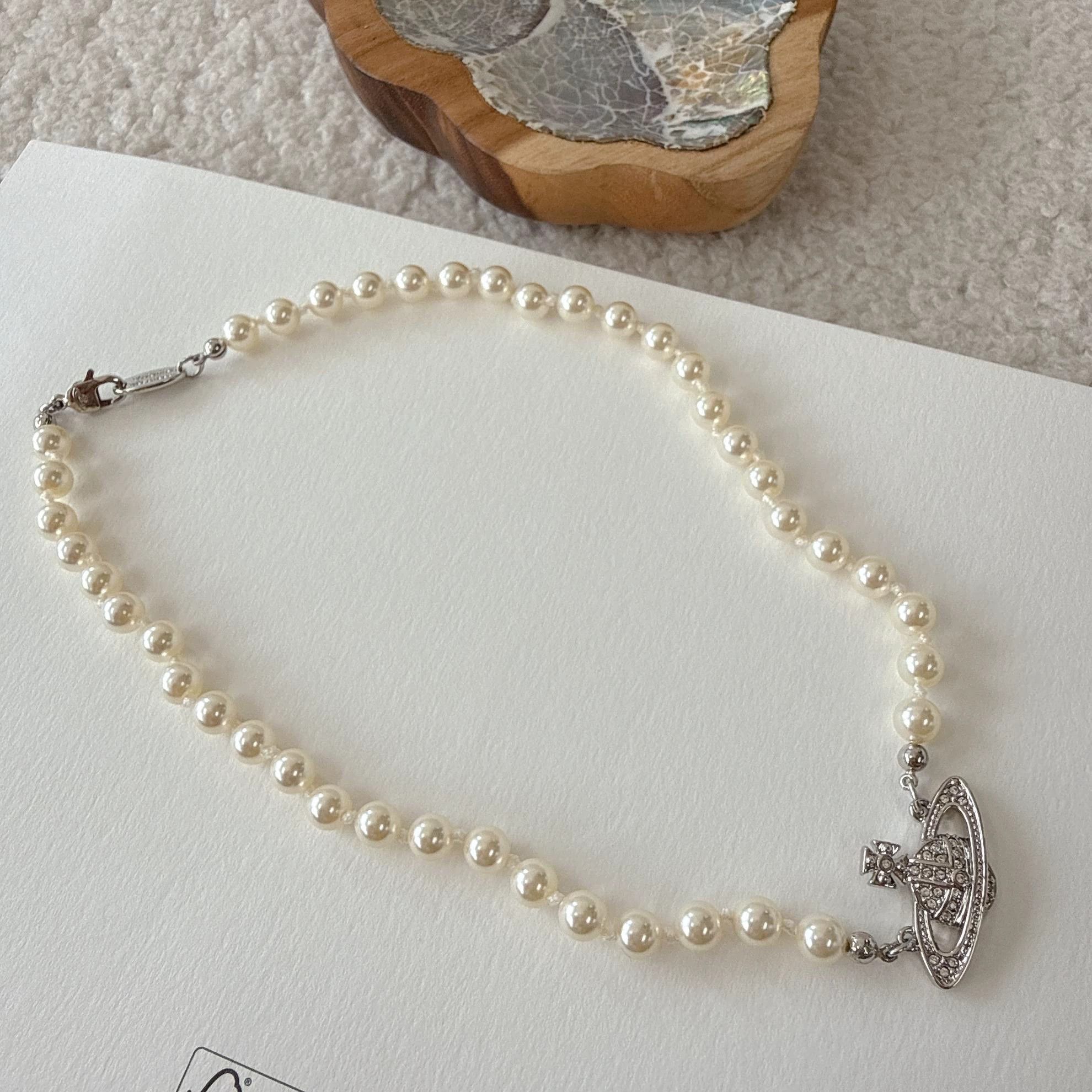 Vivienne Westwood Vivienne Westwood Pearl Necklace 4336 Size ONE SIZE - 2 Thumbnail