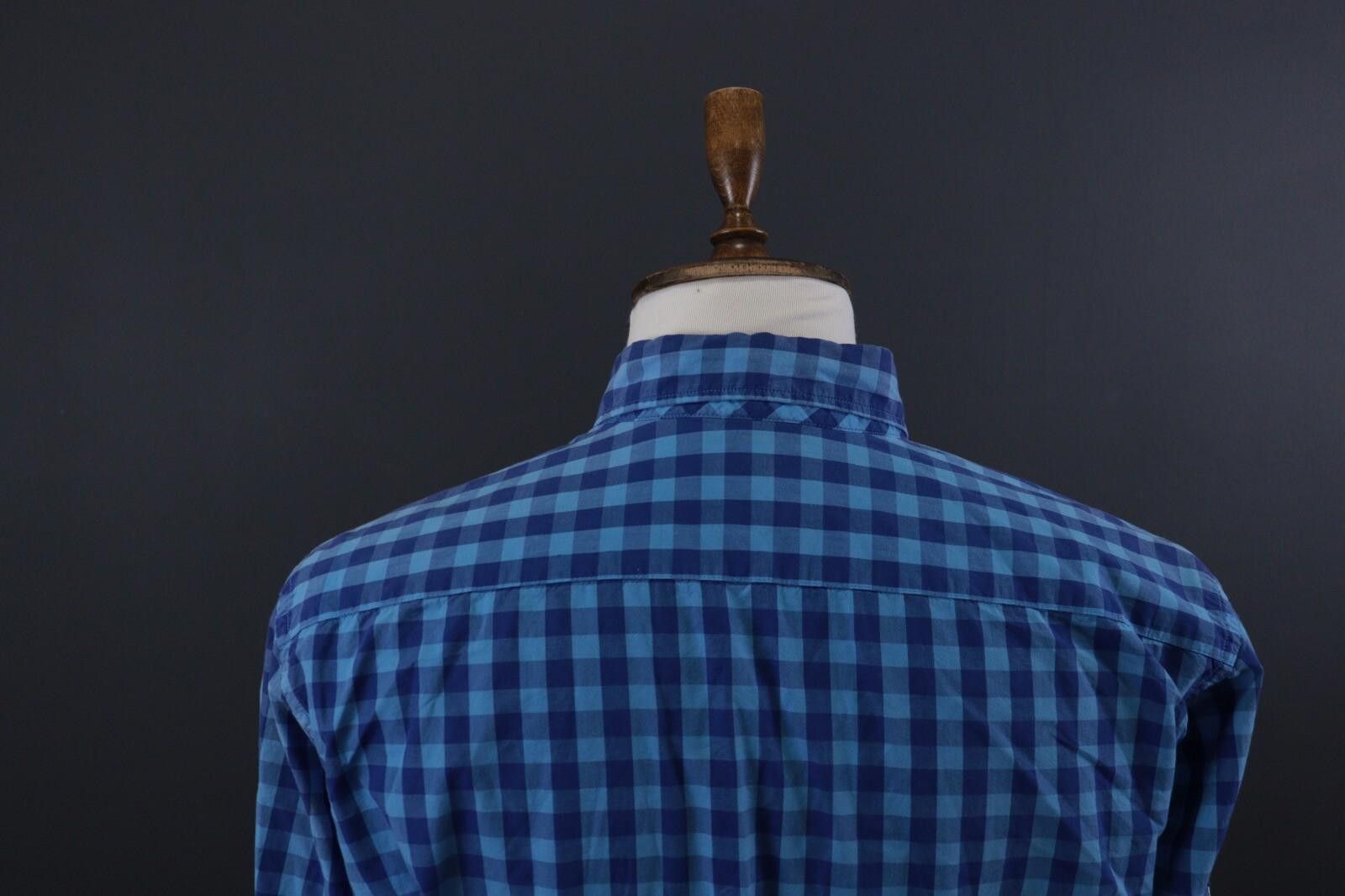 La Martina La Martina Blue Check Slim Saint Tropez Shirt Size XXL Size US XXL / EU 58 / 5 - 10 Thumbnail