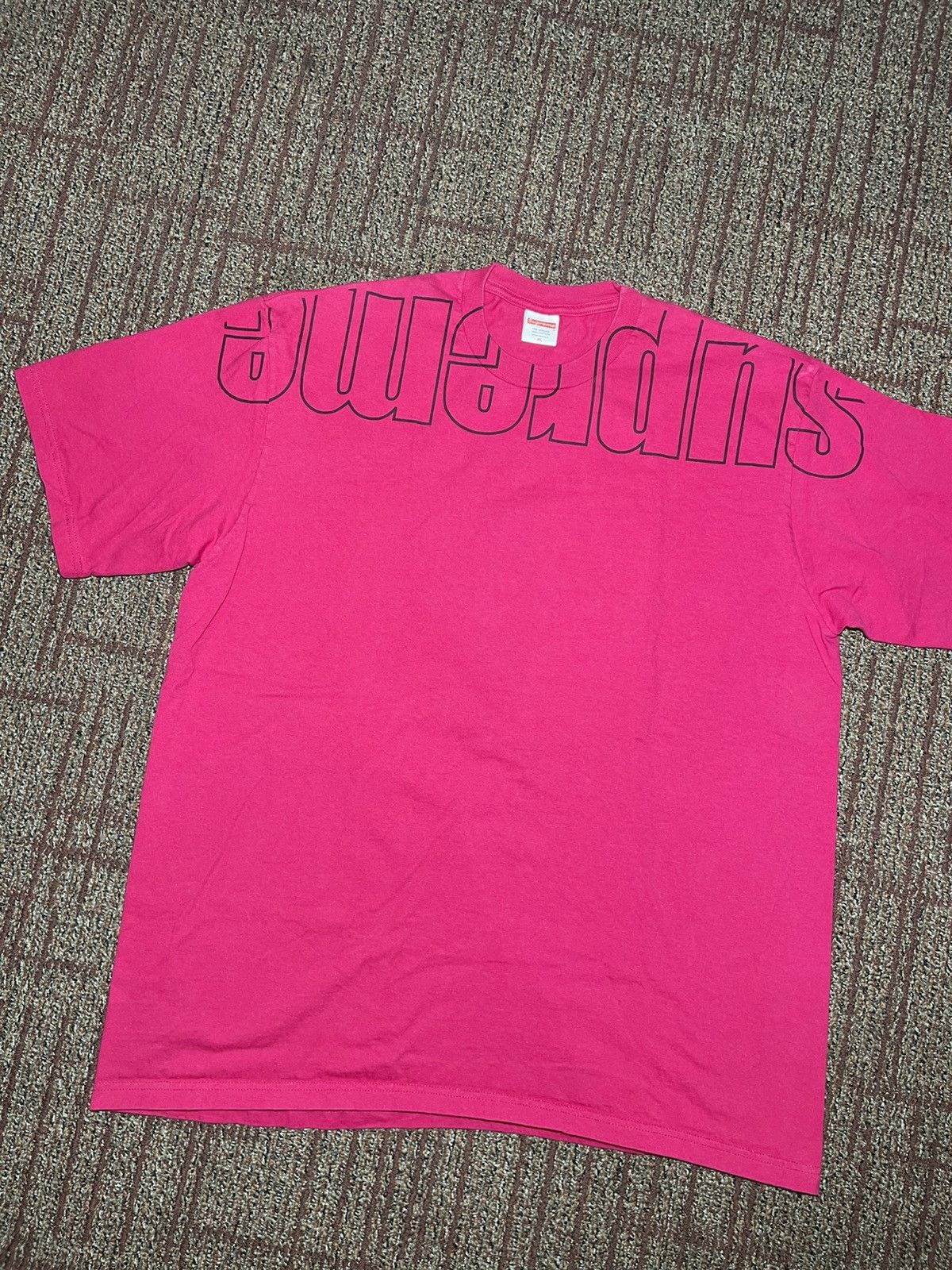 Supreme Supreme Upside Down Tee (X-Large) Size US XL / EU 56 / 4 - 1 Thumbnail