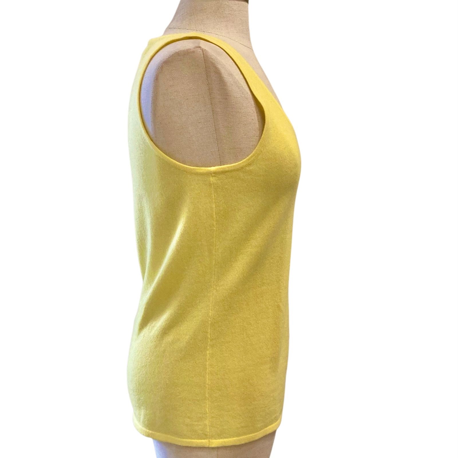 Ralph Lauren Black Label Ralph Lauren cashmere tank top Black Label medium yellow Size M / US 6-8 / IT 42-44 - 4 Thumbnail