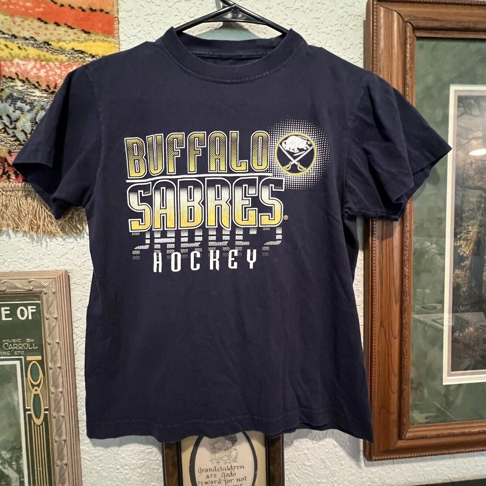 Designer Vintage 90’s Buffalo Sabres Hockey Shirt Size Kid’s Medium Size US M / EU 48-50 / 2 - 2 Thumbnail