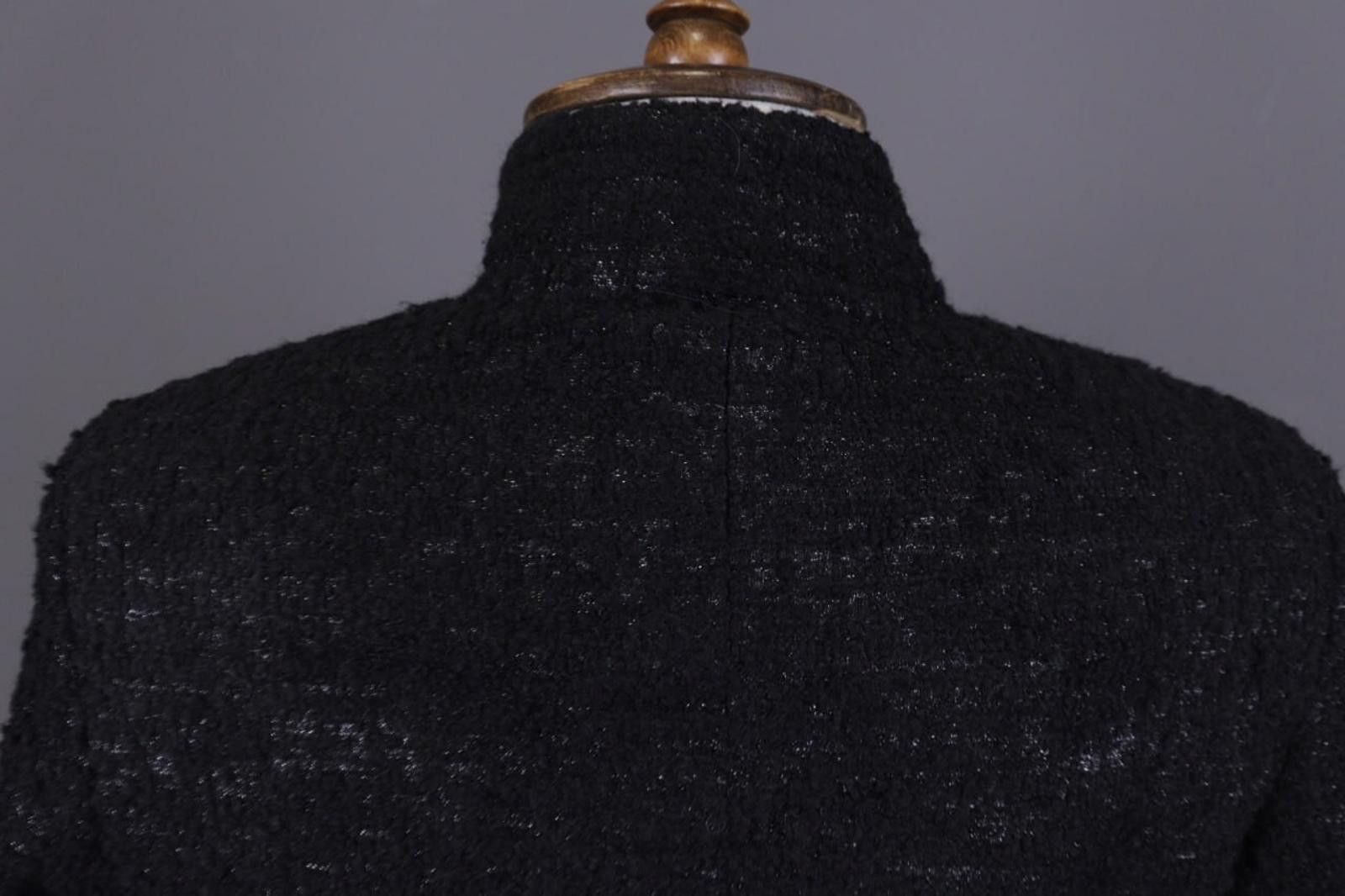 Designer Max Mara Black Baby Camelhair Business Blazer Jacket Size M / US 6-8 / IT 42-44 - 12 Thumbnail