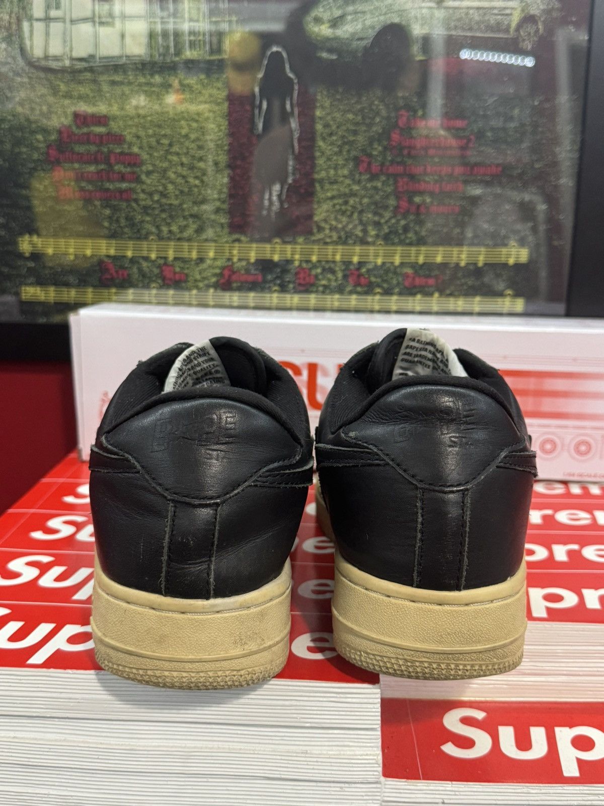Bape Leather Bapesta Size US 9 / EU 42 - 3 Thumbnail