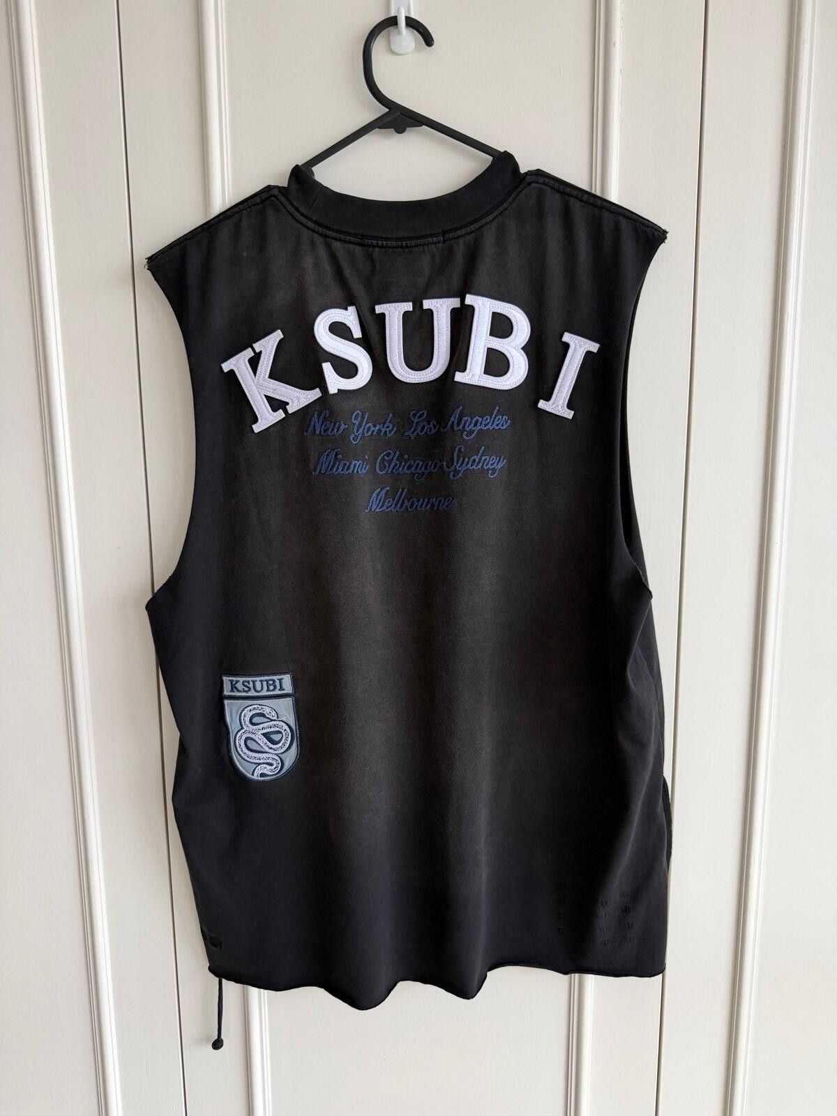 new ksubi t shirt mens genesis ekcess cut off tank medium m