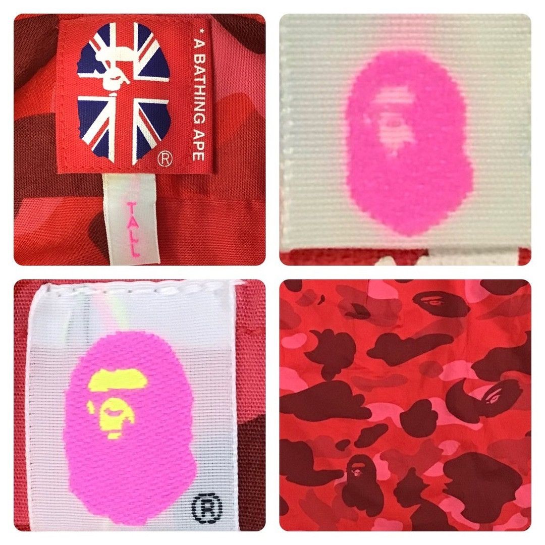 Bape BAPE Red camo short sleeve shirt pharrell camo APE NIGO Size M / US 6-8 / IT 42-44 - 5 Thumbnail