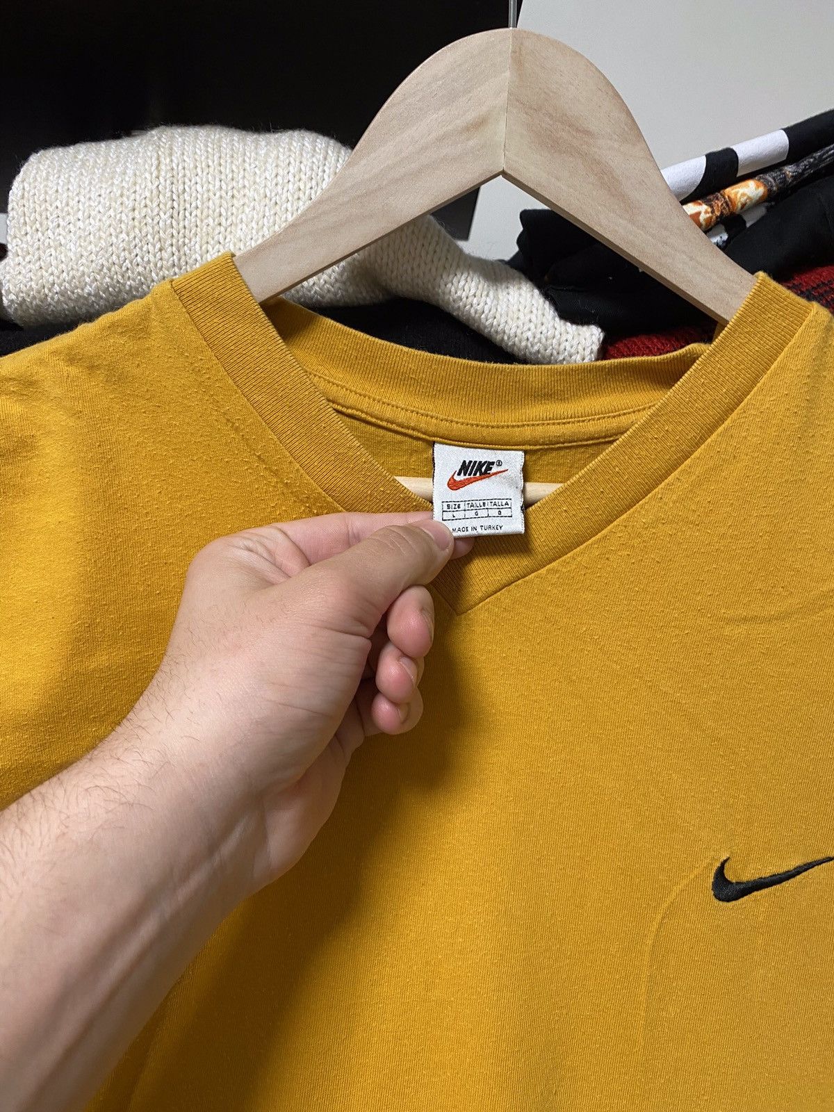 Nike × Vintage Vintage Nike 00s Tag Tee Size US L / EU 52-54 / 3 - 6 Thumbnail