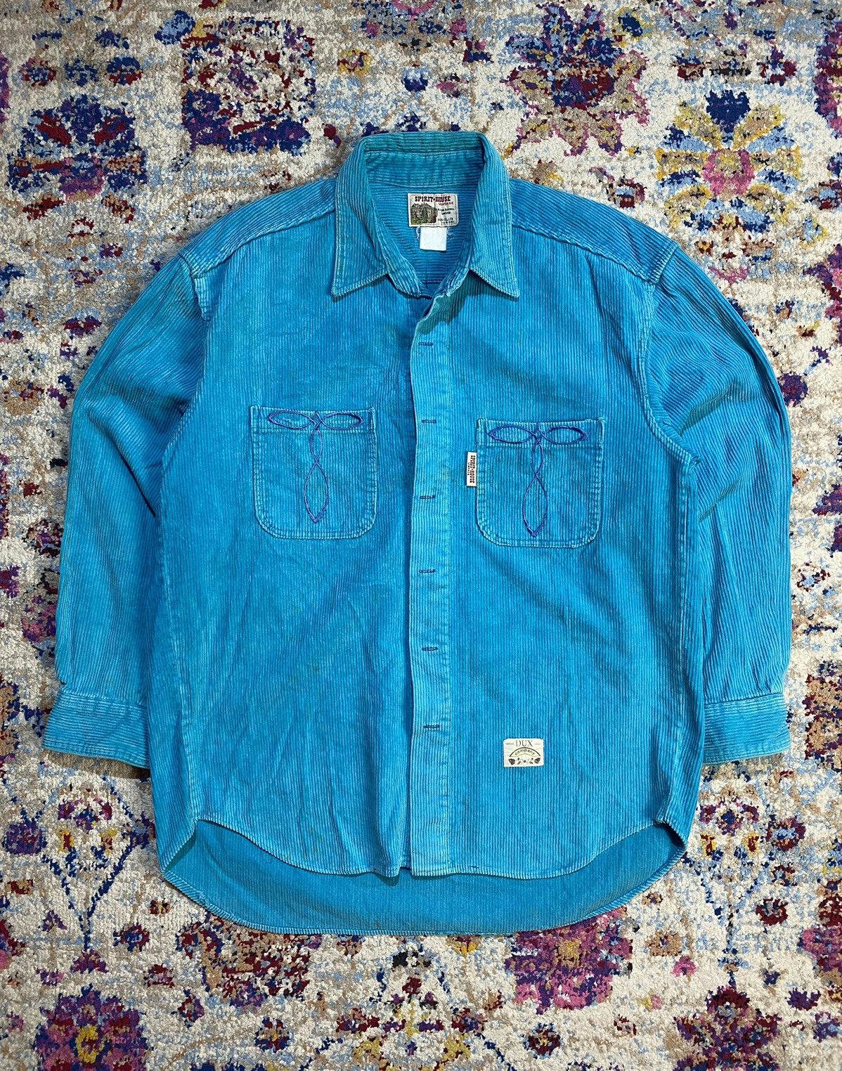 Cowboy Equipment × Vintage VINTAGE 80s SPIRIT-HOUSE VINTAGE DUX CO LTD CORDUROY SHIRTS Size US L / EU 52-54 / 3 - 1 Thumbnail