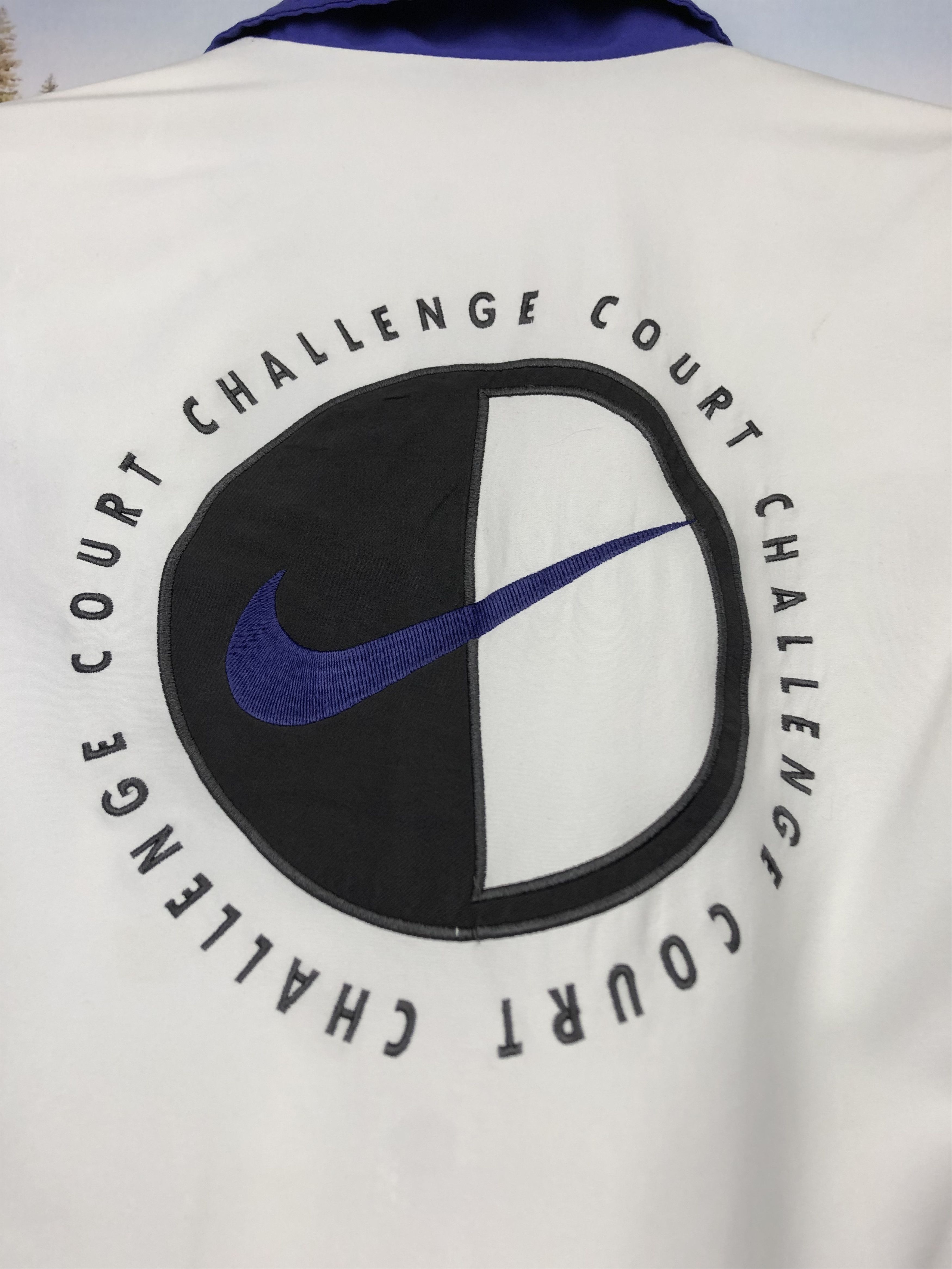 Nike Vintage 90's Nike Challenge Court Andre Agassi Jacket Track Size US XL / EU 56 / 4 - 3 Thumbnail