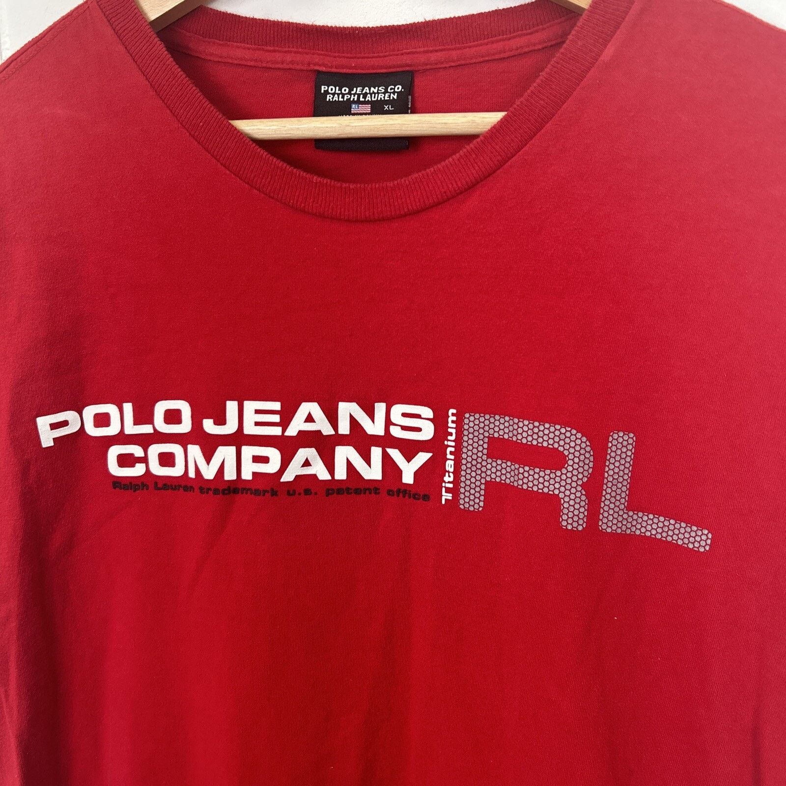 Ralph Lauren Polo Jeans Co. Ralph Lauren Titanium Red Y2K Size XL Size US XL / EU 56 / 4 - 2 Thumbnail
