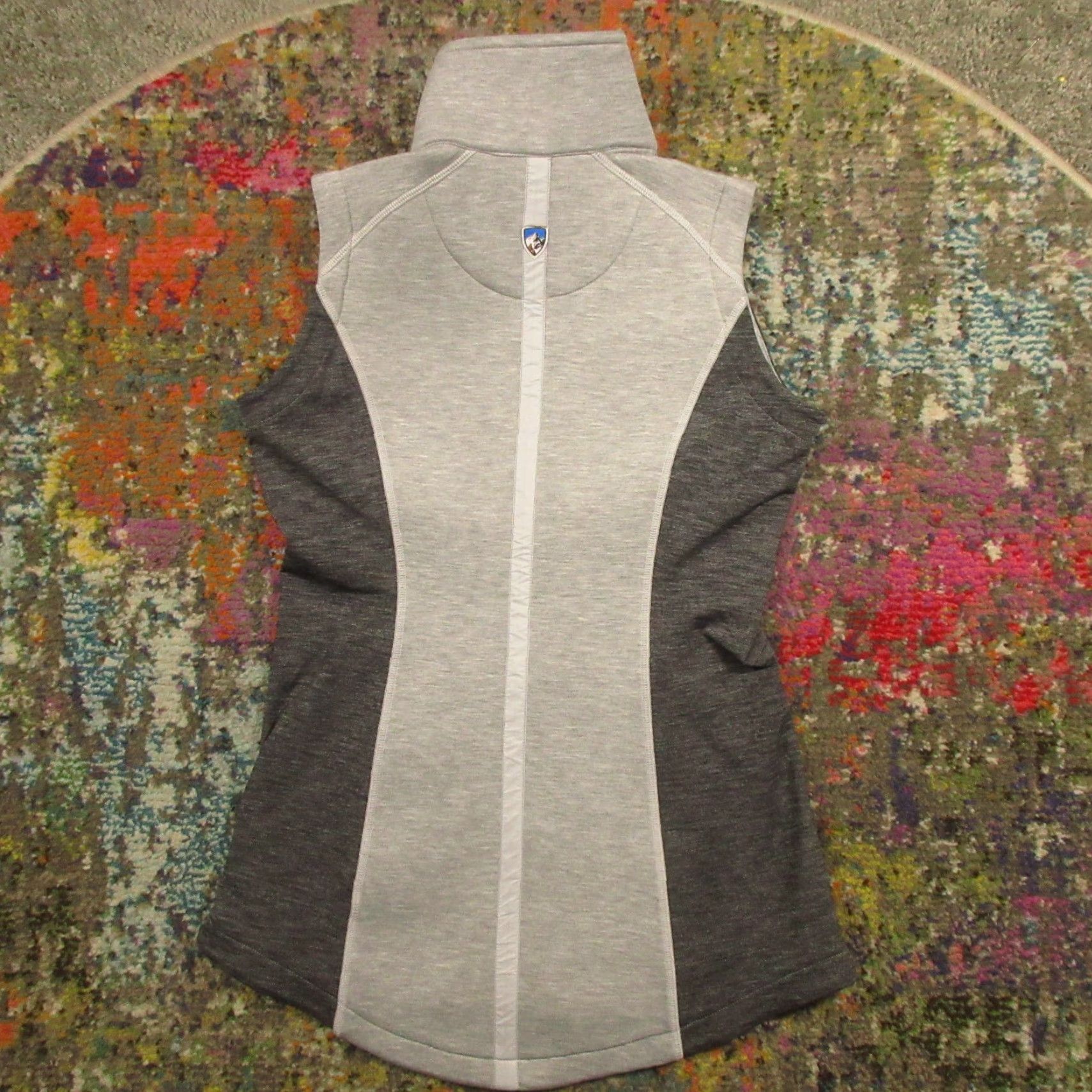 Vintage Kuhl Projekt Kestrel Vest Womens XS Gray Full Zip Hiking Performance Stretch Size XS / US 0-2 / IT 36-38 - 2 Thumbnail